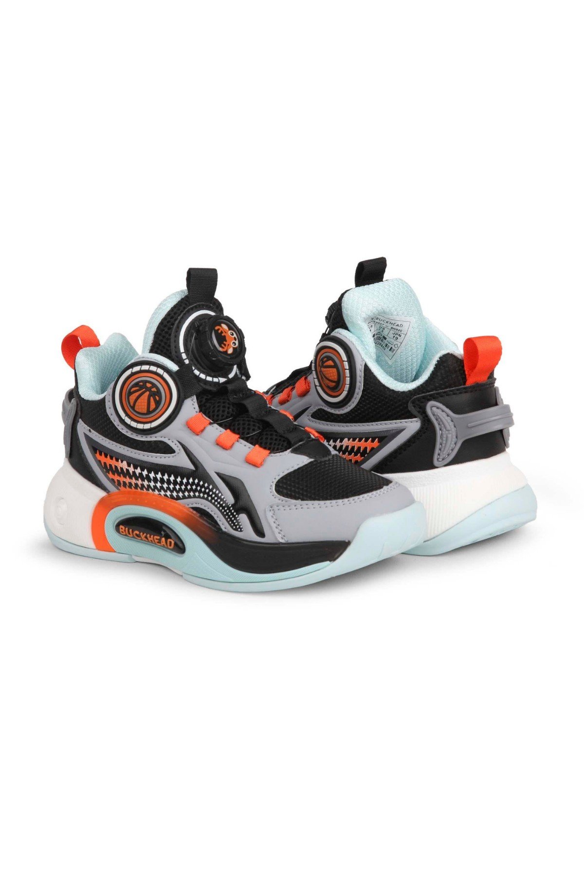 Buckhead Pick Çocuk Spor Ayakkabı - Siyah Gri BUCK3057-020