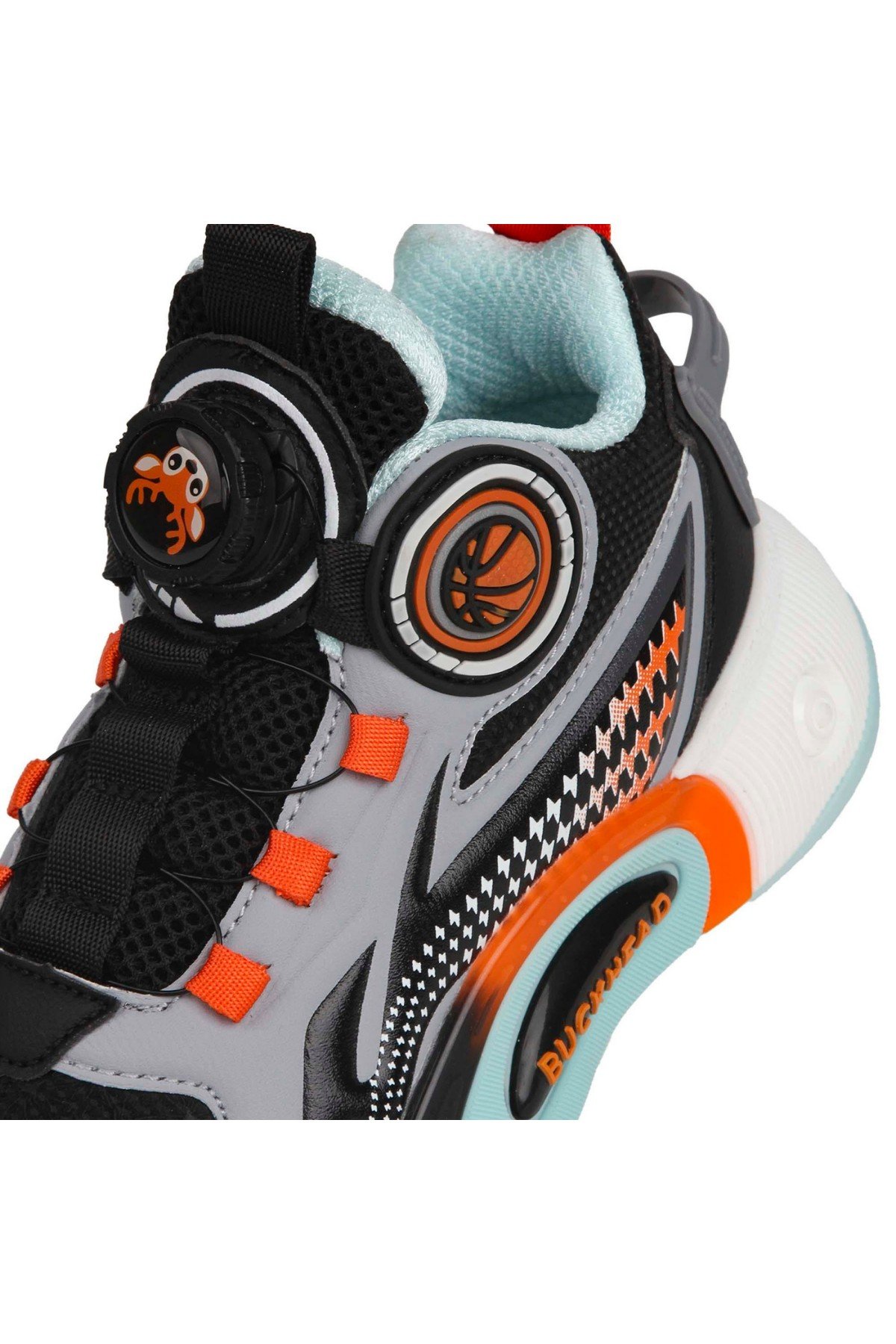 Buckhead Pick Çocuk Spor Ayakkabı - Siyah Gri BUCK3057-020