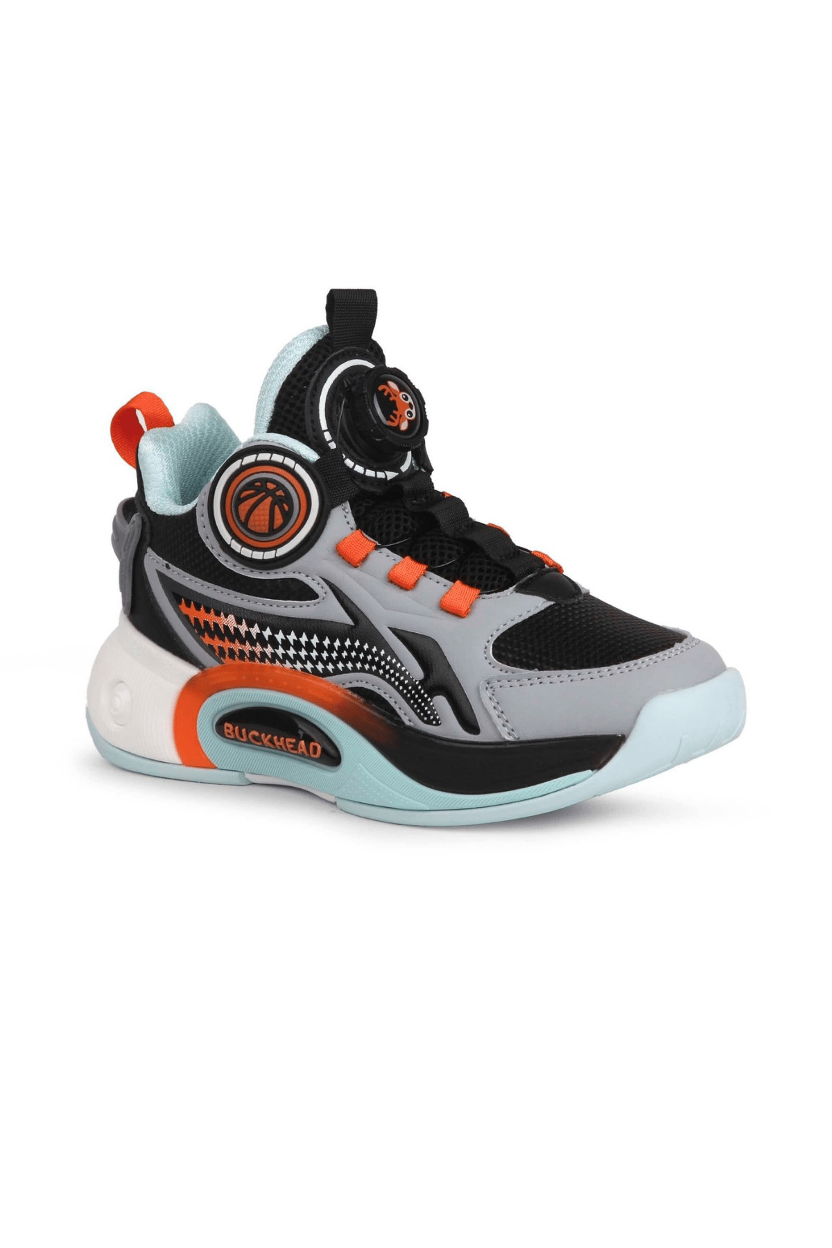 Buckhead Pick Çocuk Spor Ayakkabı - Siyah Gri BUCK3057-020