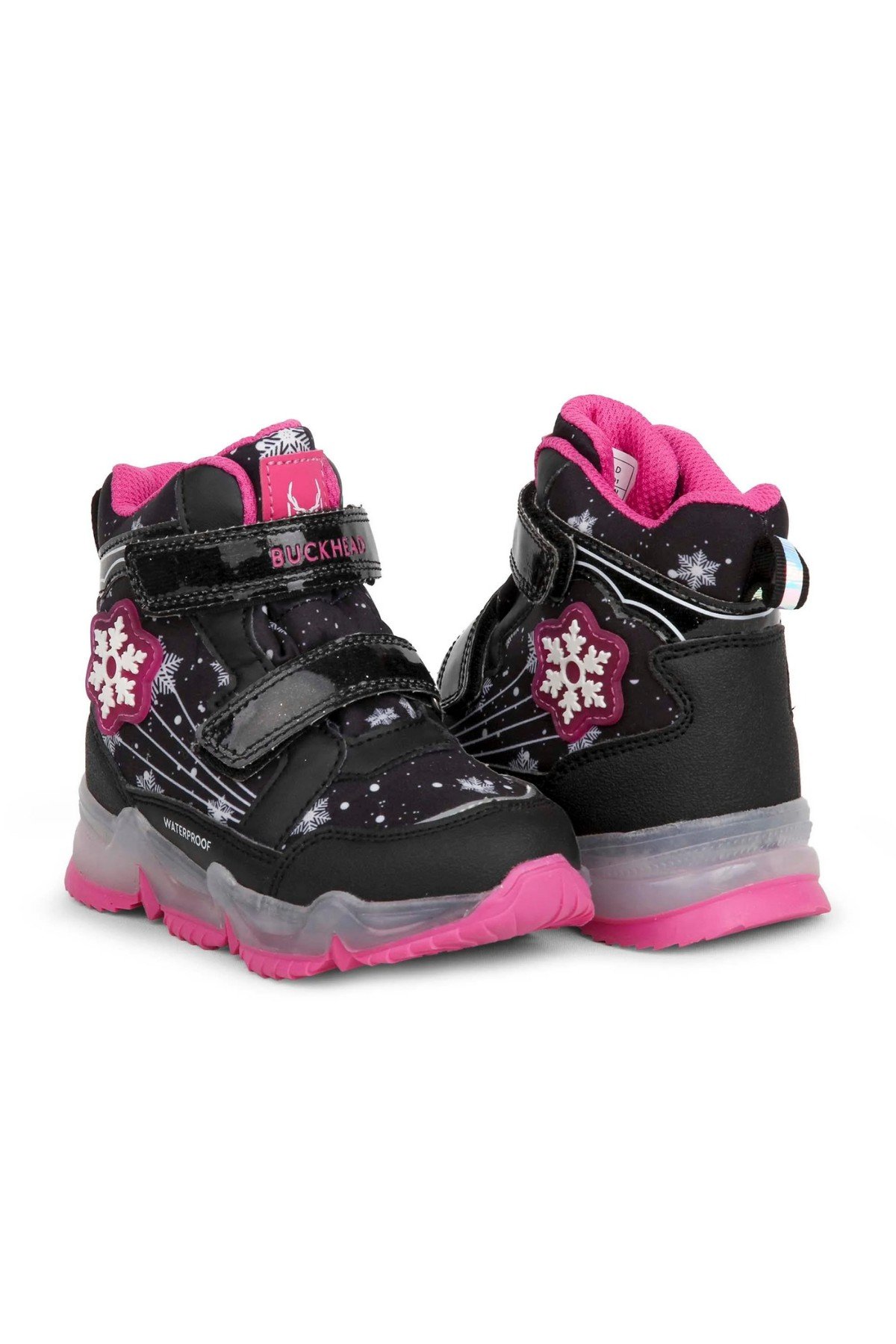 Buckhead Snowy Kız Çocuk Işıklı Waterproof Bot - Siyah BUCK3034-001