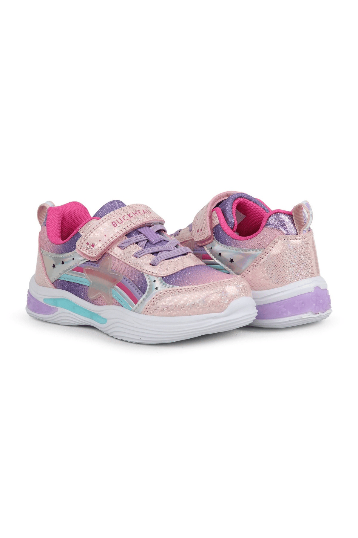 Buckhead Stary Kız Çocuk Pembe Işıklı Spor Ayakkabı BUCK3024-009