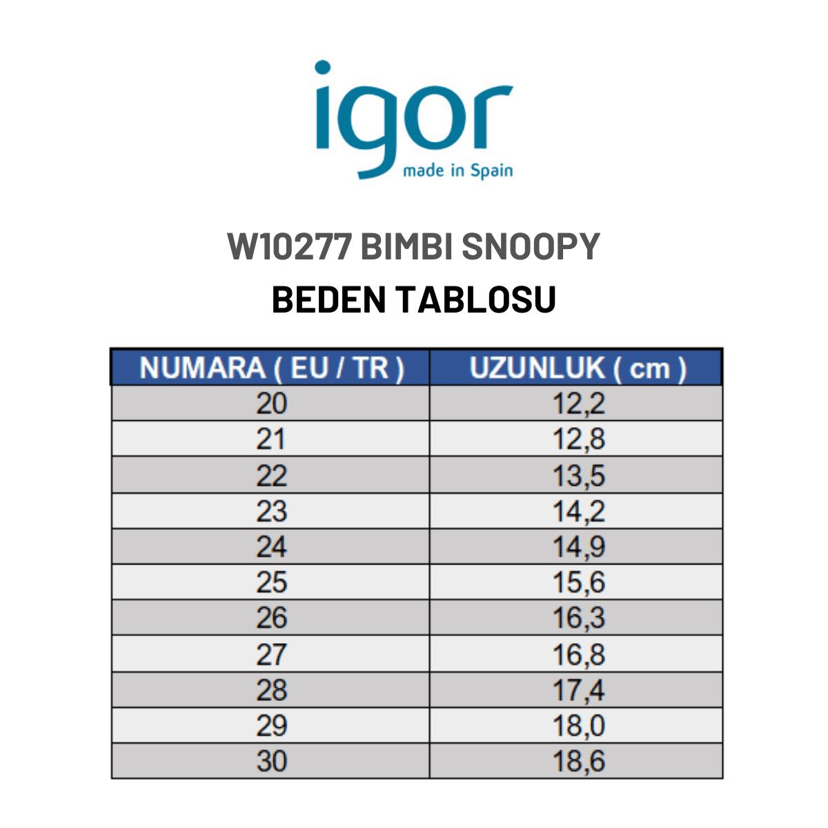 Igor Bimbi Snoopy Çocuk Bej Yağmur Çizmesi W10277-004