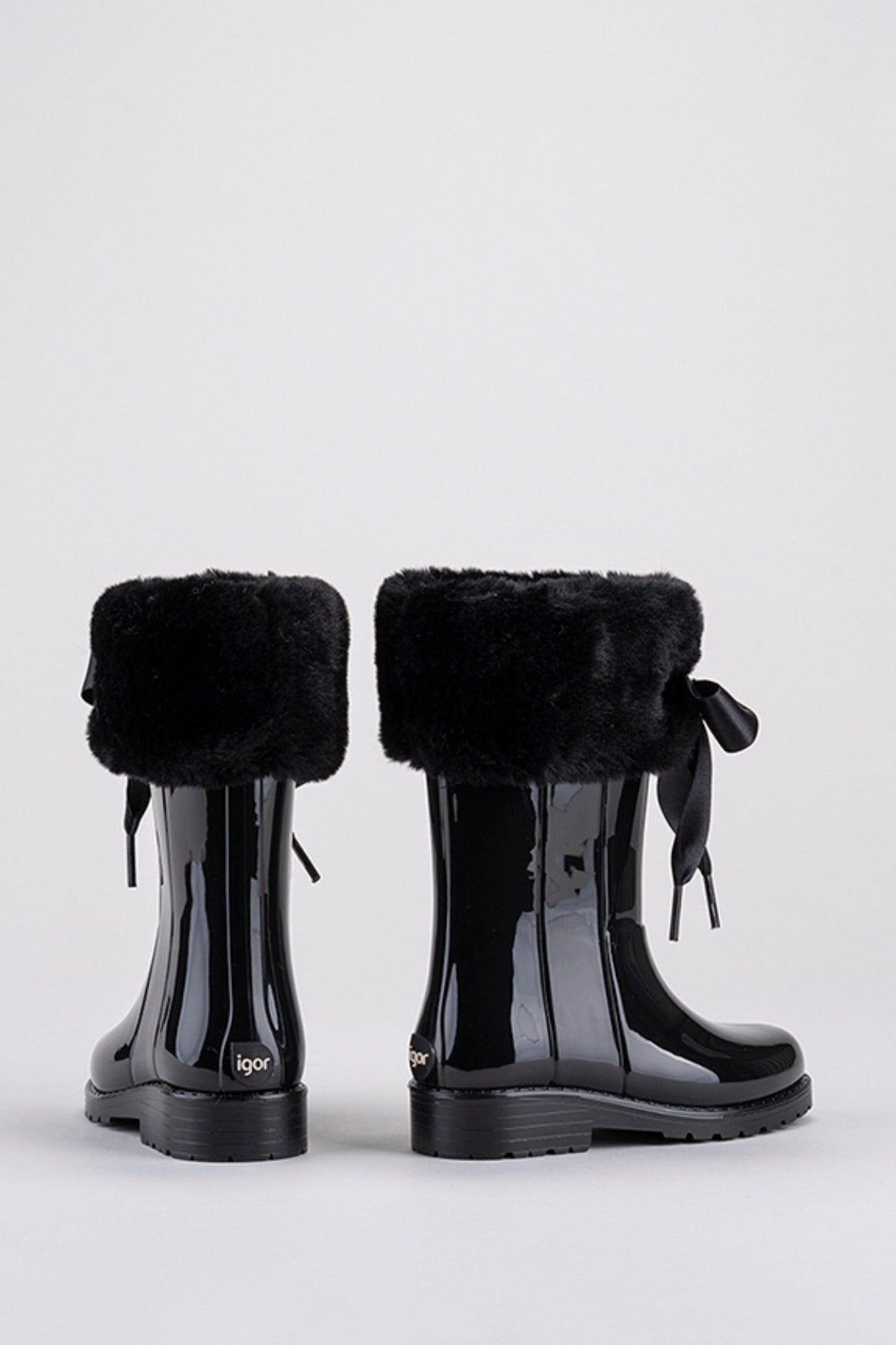 Igor Campera Charol Soft Kız Çocuk Siyah Rugan Yağmur Çizmesi W10239-002