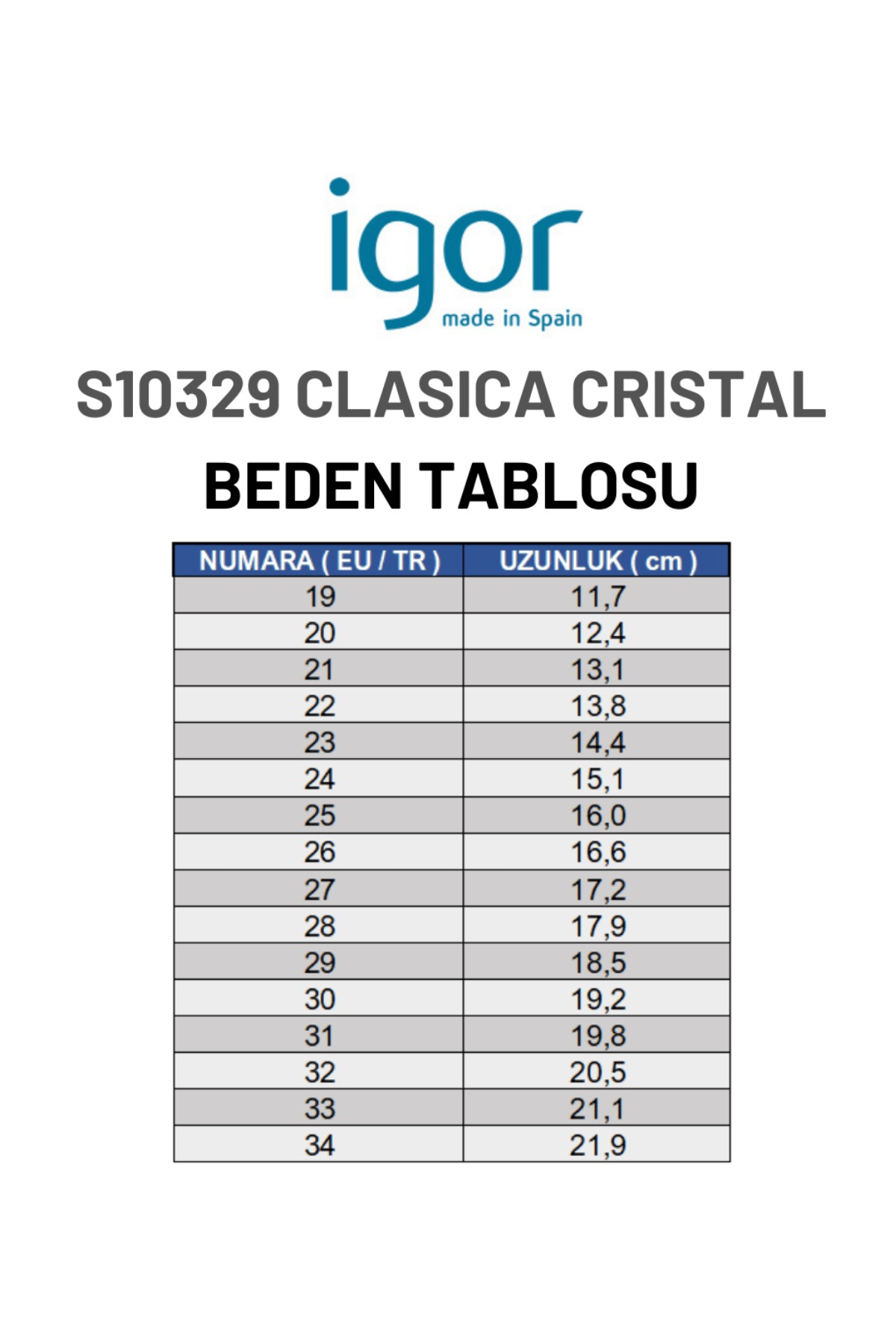 Igor Clasica Cristal Kız Çocuk Şeffaf Simli Sandalet S10329-386