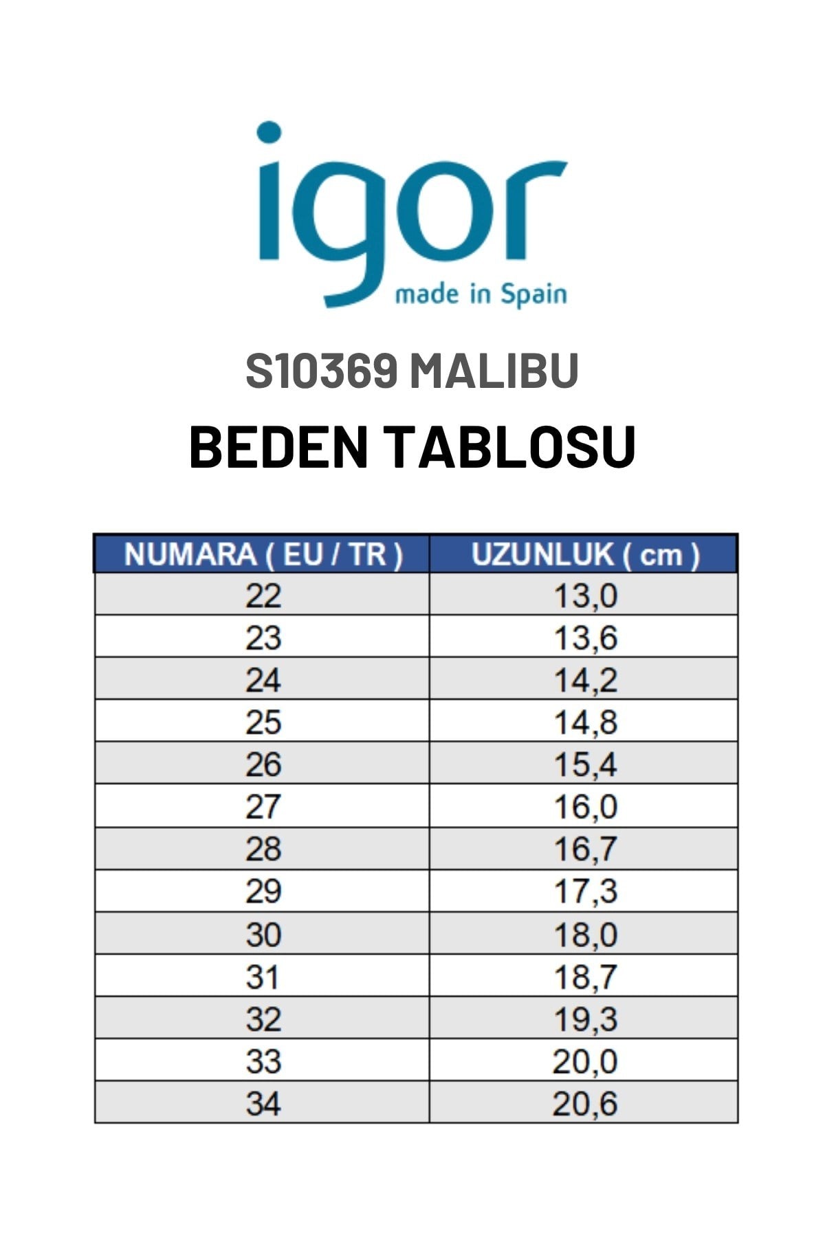 Igor Malibu Çocuk Hafif Sandalet - Okyanus S10369-225
