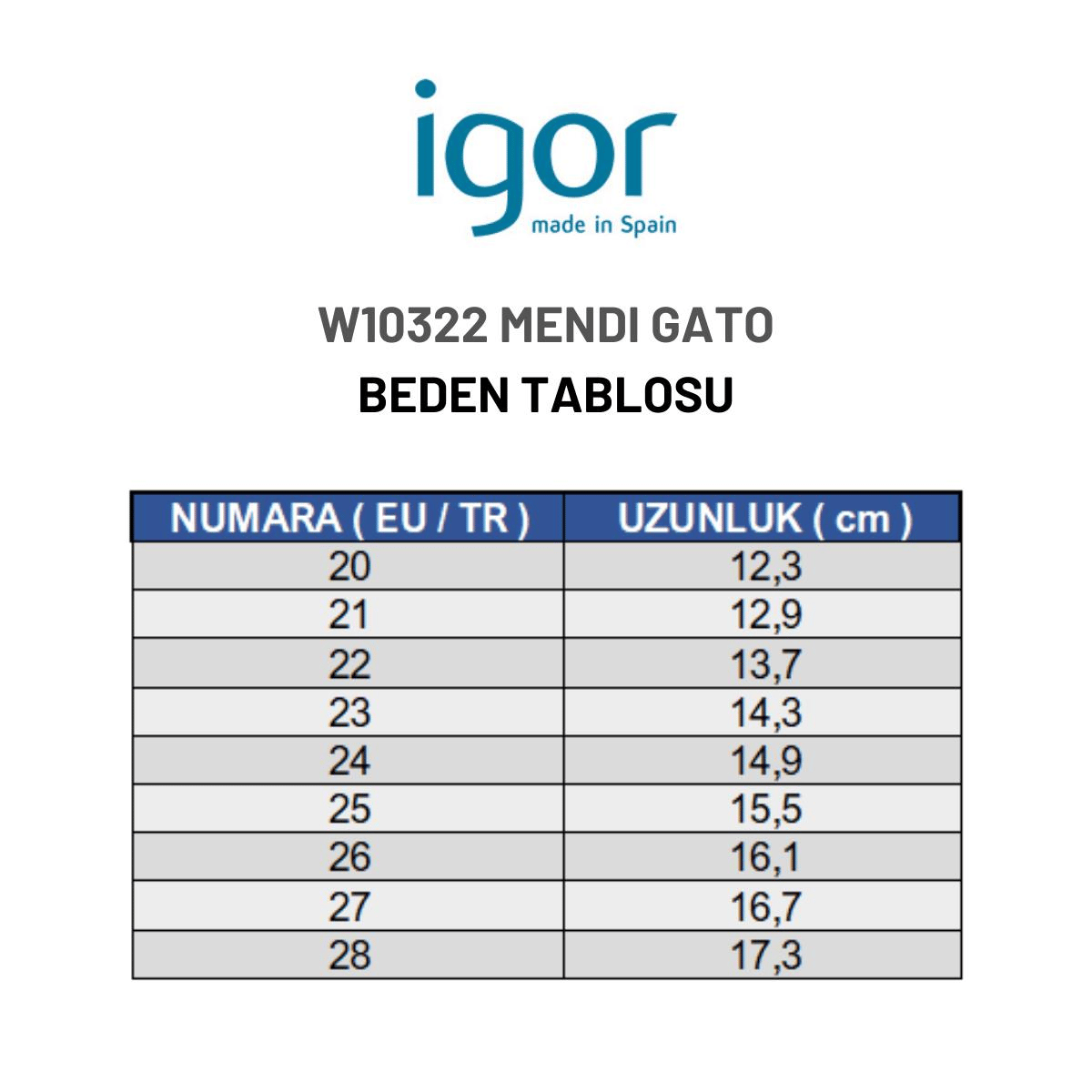 Igor Mendi Gato Kız Çocuk Bej Yağmur Çizmesi W10322-004