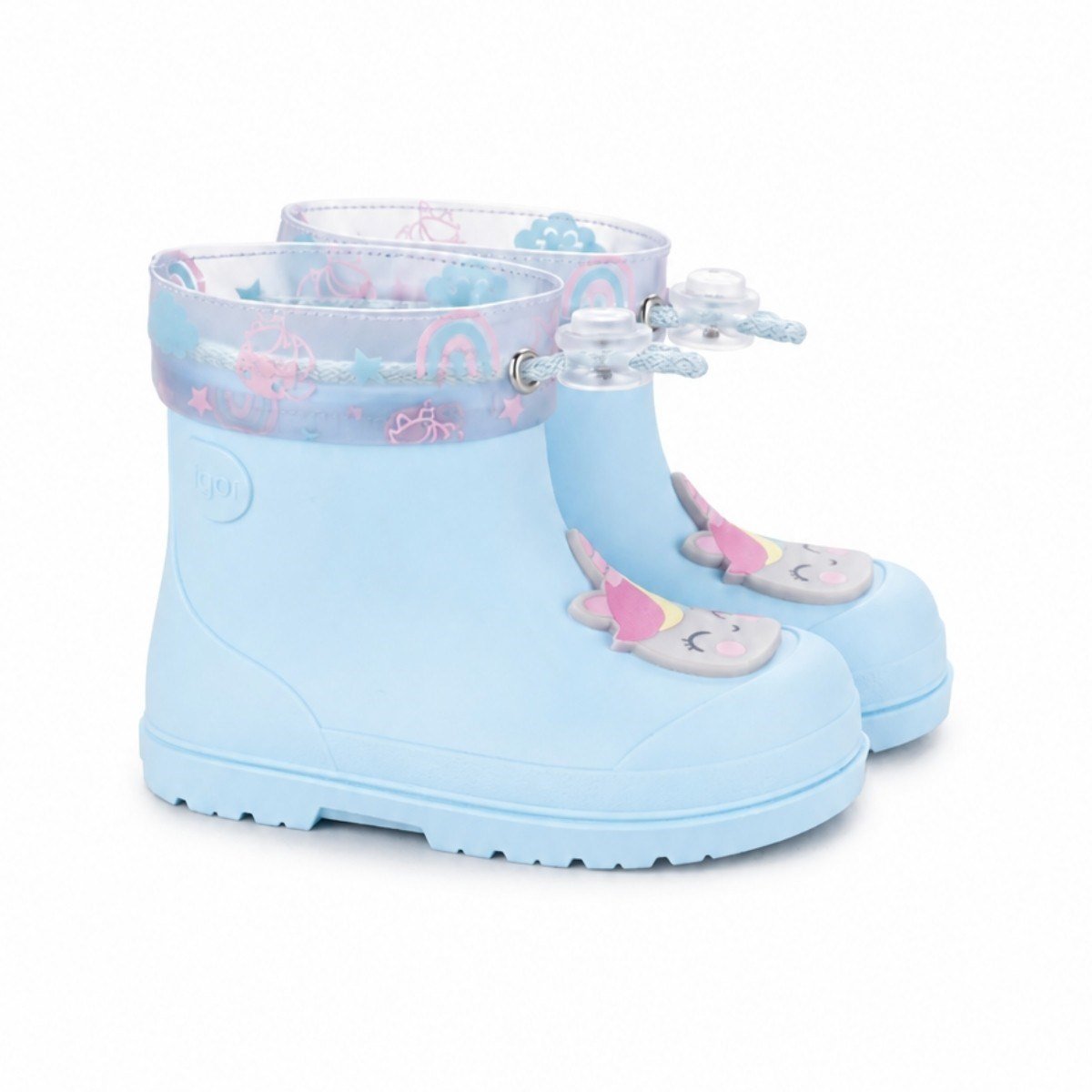 Igor Mendi Unicornio Kız Çocuk Yağmur Çizmesi - Mavi W10359-006