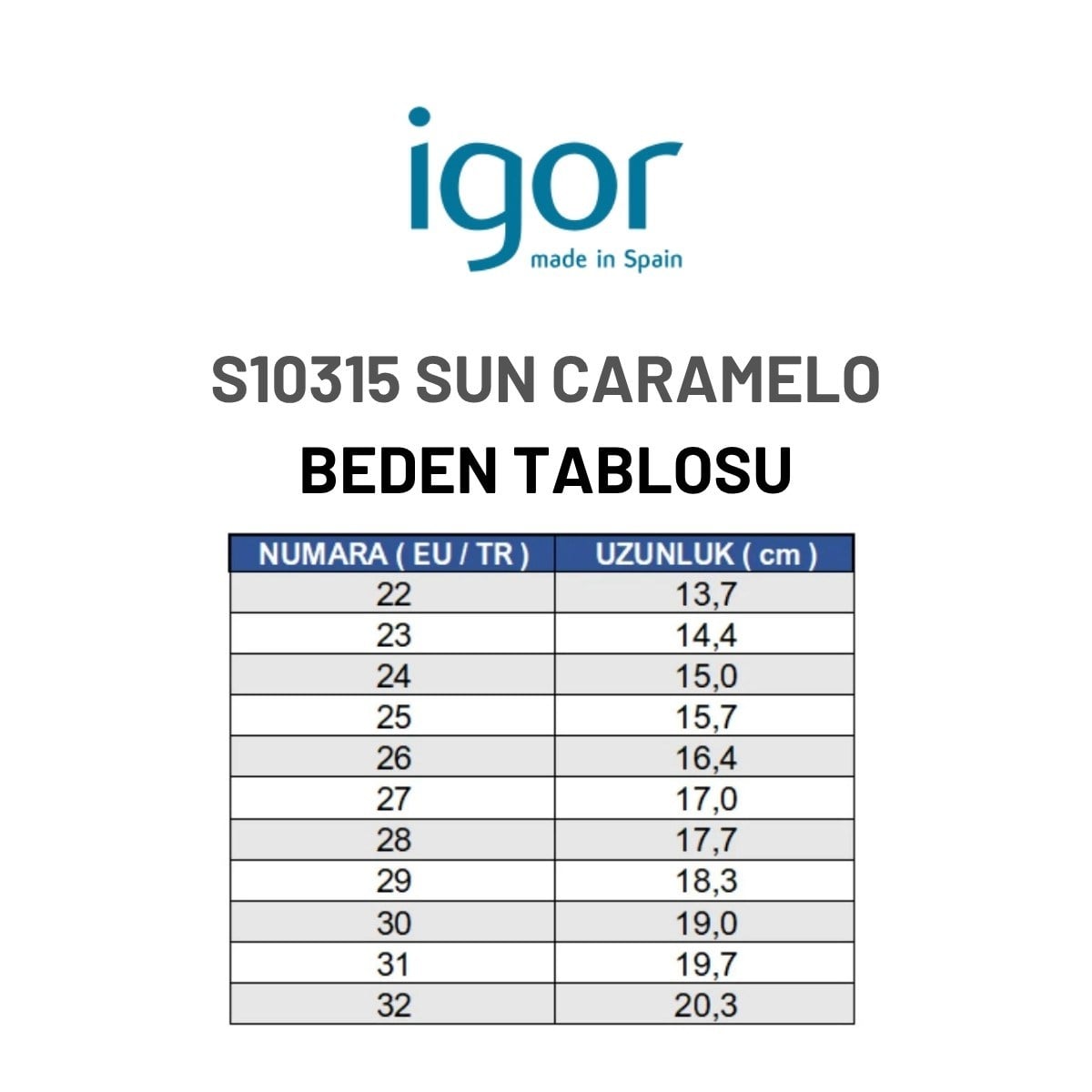 Igor Sun Caramelo Çocuk Terlik - Fildişi Karamel S10315-079