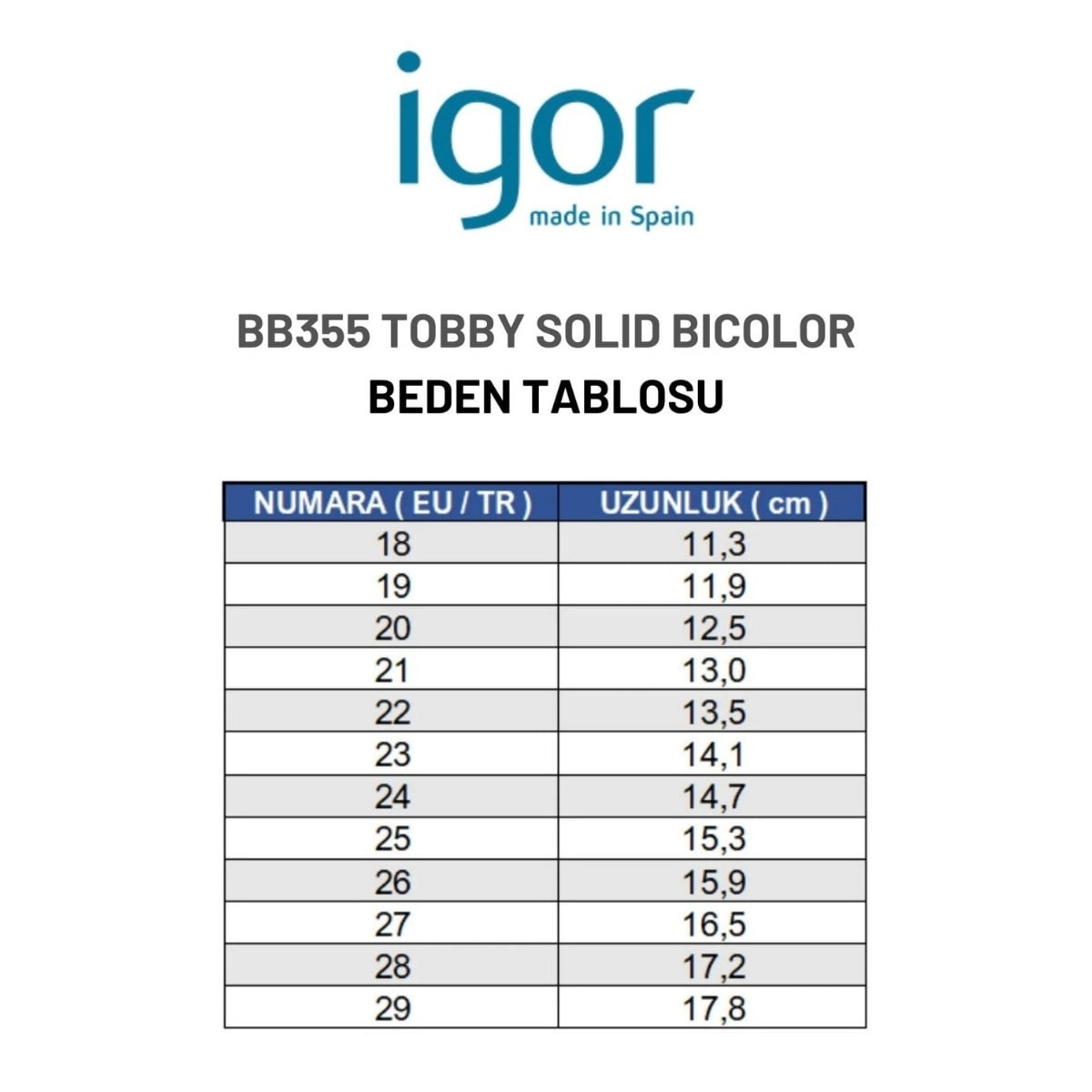 Igor Tobby Bicolor Çocuk Sandalet - Fildişi Mint BB355-079