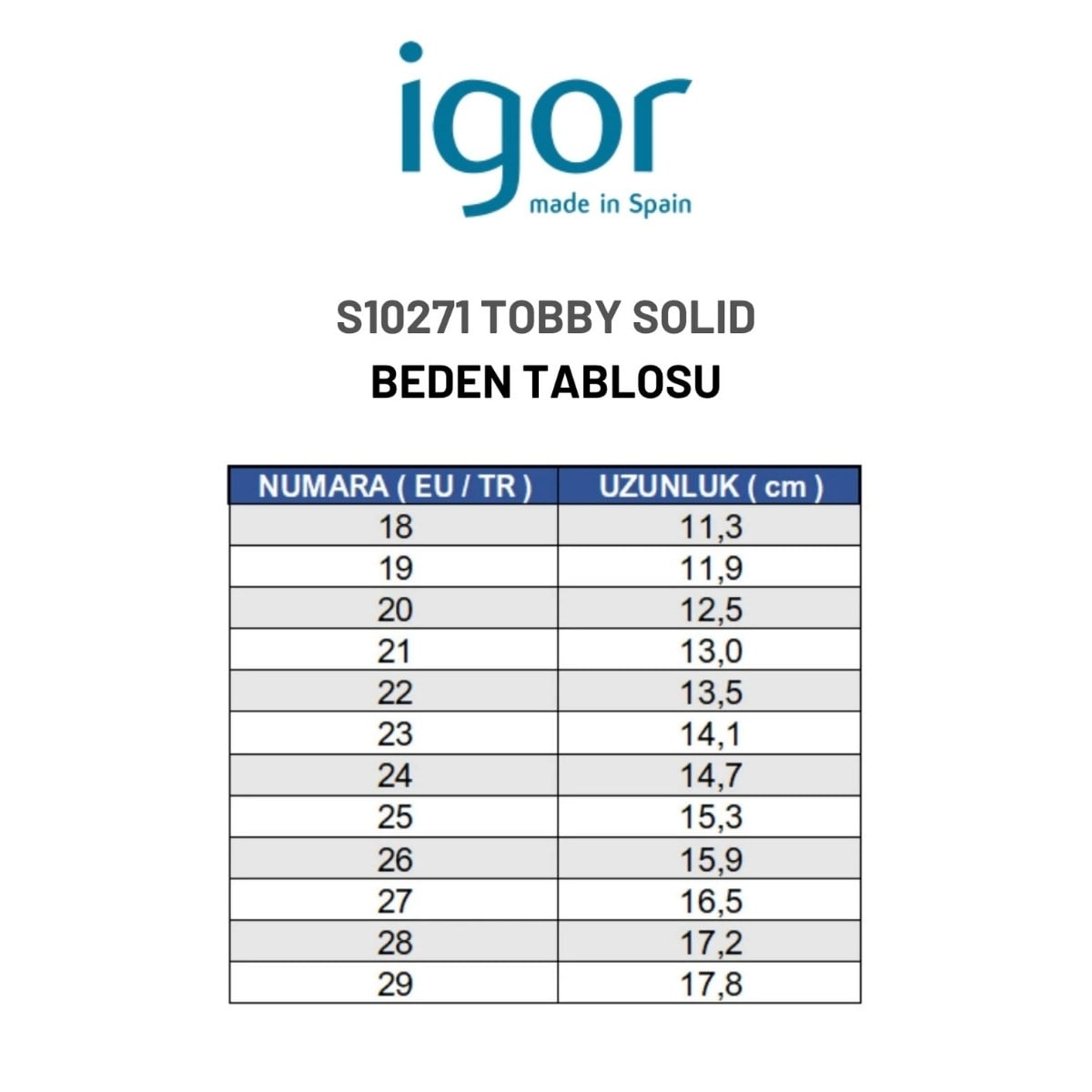 Igor Tobby Solid Kum Çocuk Sandalet S10271-100