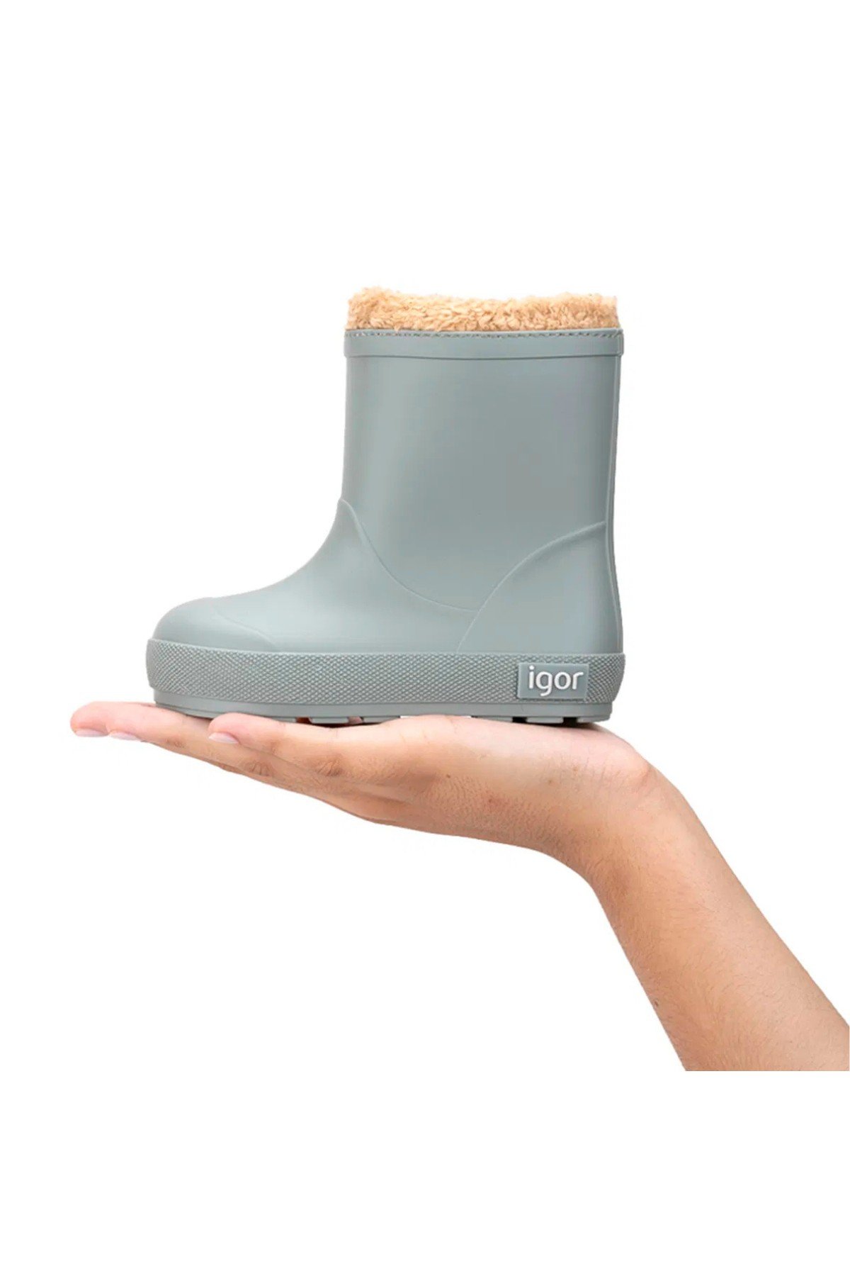 Igor Yogi Borreguito Çocuk Kürklü Yağmur Çizmesi - Yeşil W10306-013