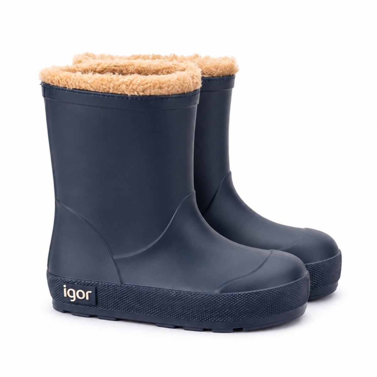 Igor Yogi Borreguito Çocuk Lacivert Kürklü Yağmur Çizmesi W10306-003