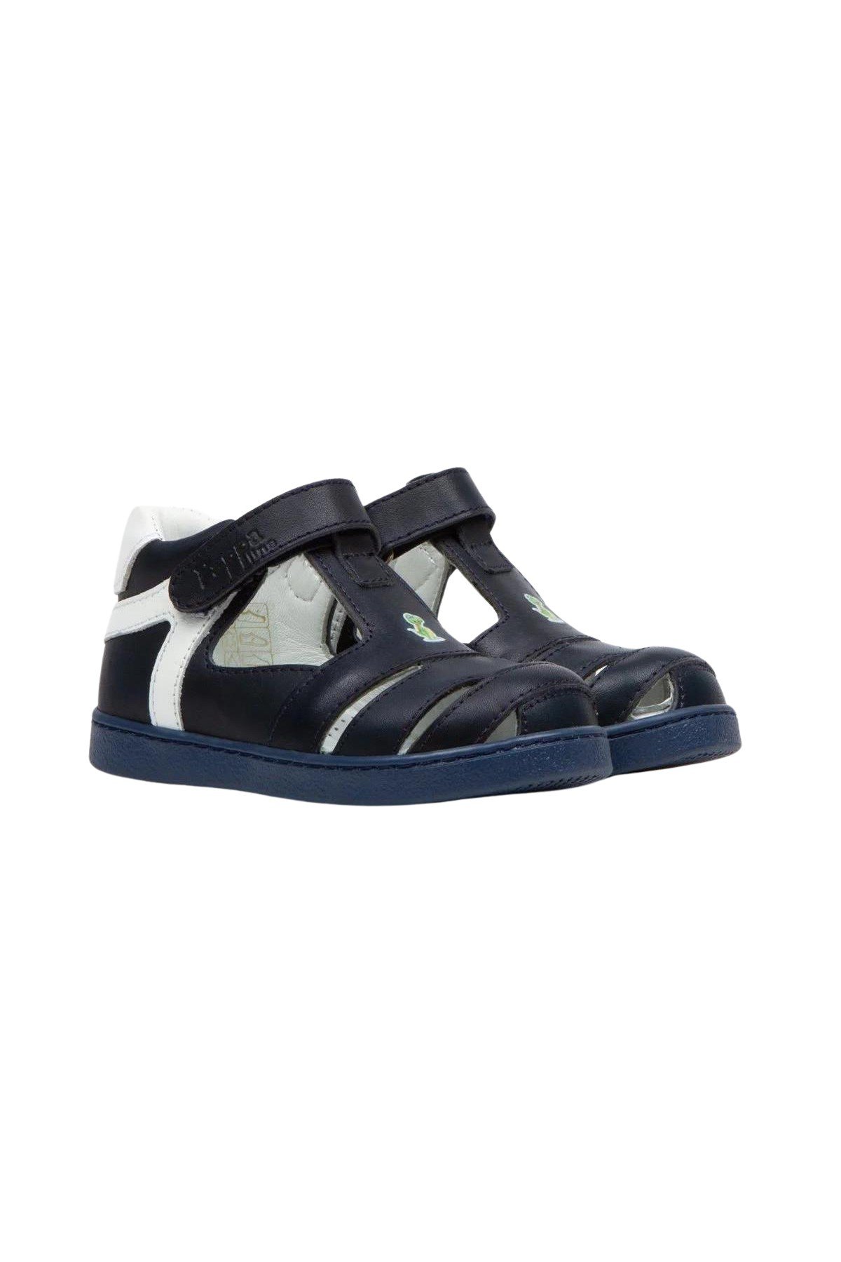 Pappa Çocuk Lacivert Deri Sandalet B0806-02