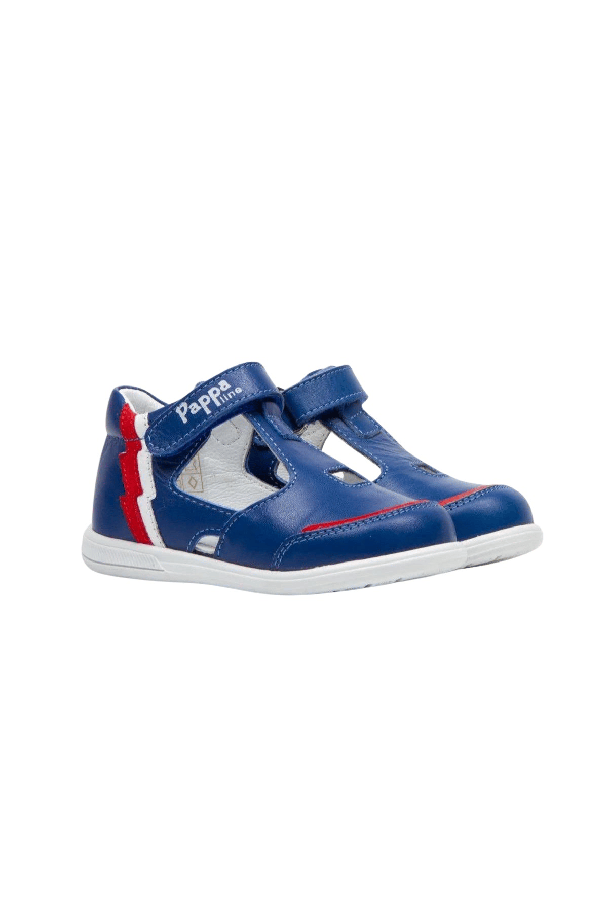 Pappa Çocuk Mavi Deri Sandalet B0835-03