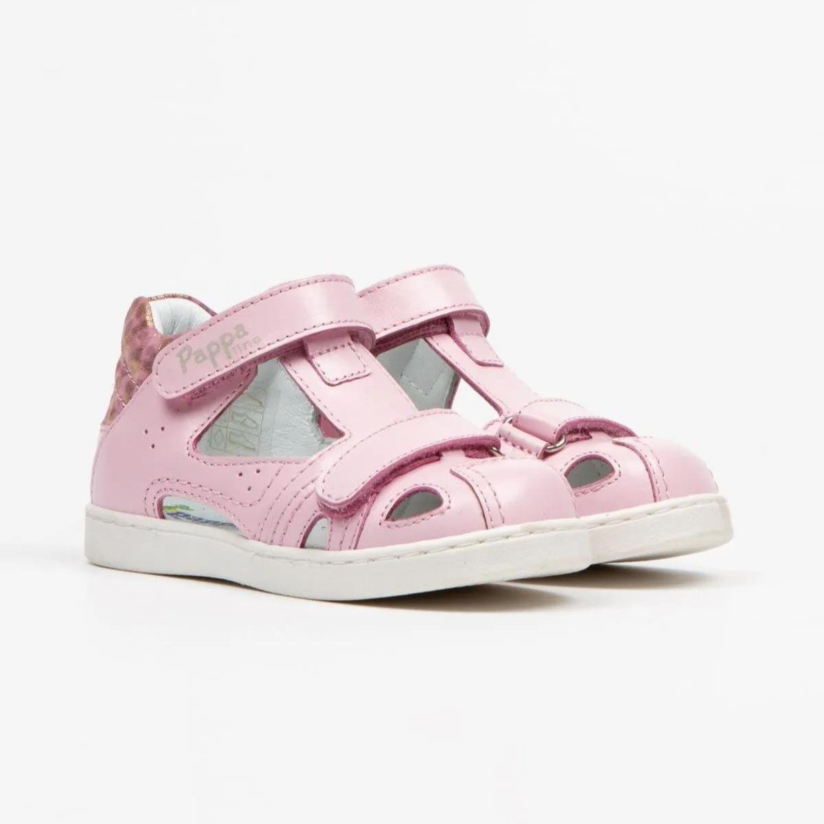 Pappa Kız Çocuk Pembe Deri Sandalet B0804-02