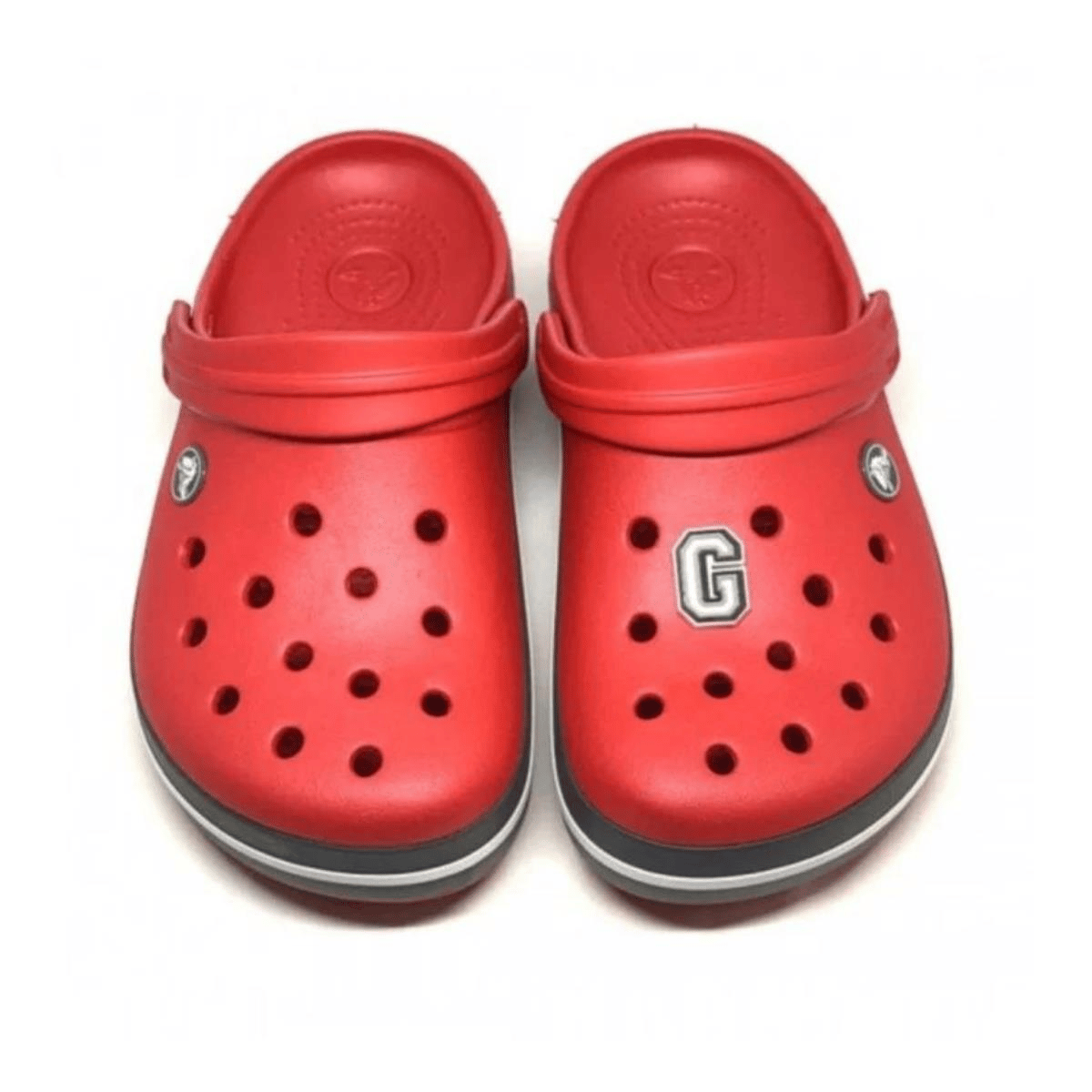 Paqpa Crocs Terlik Süsü Jibbitz Siyah Beyaz Harf G CJ-1137G