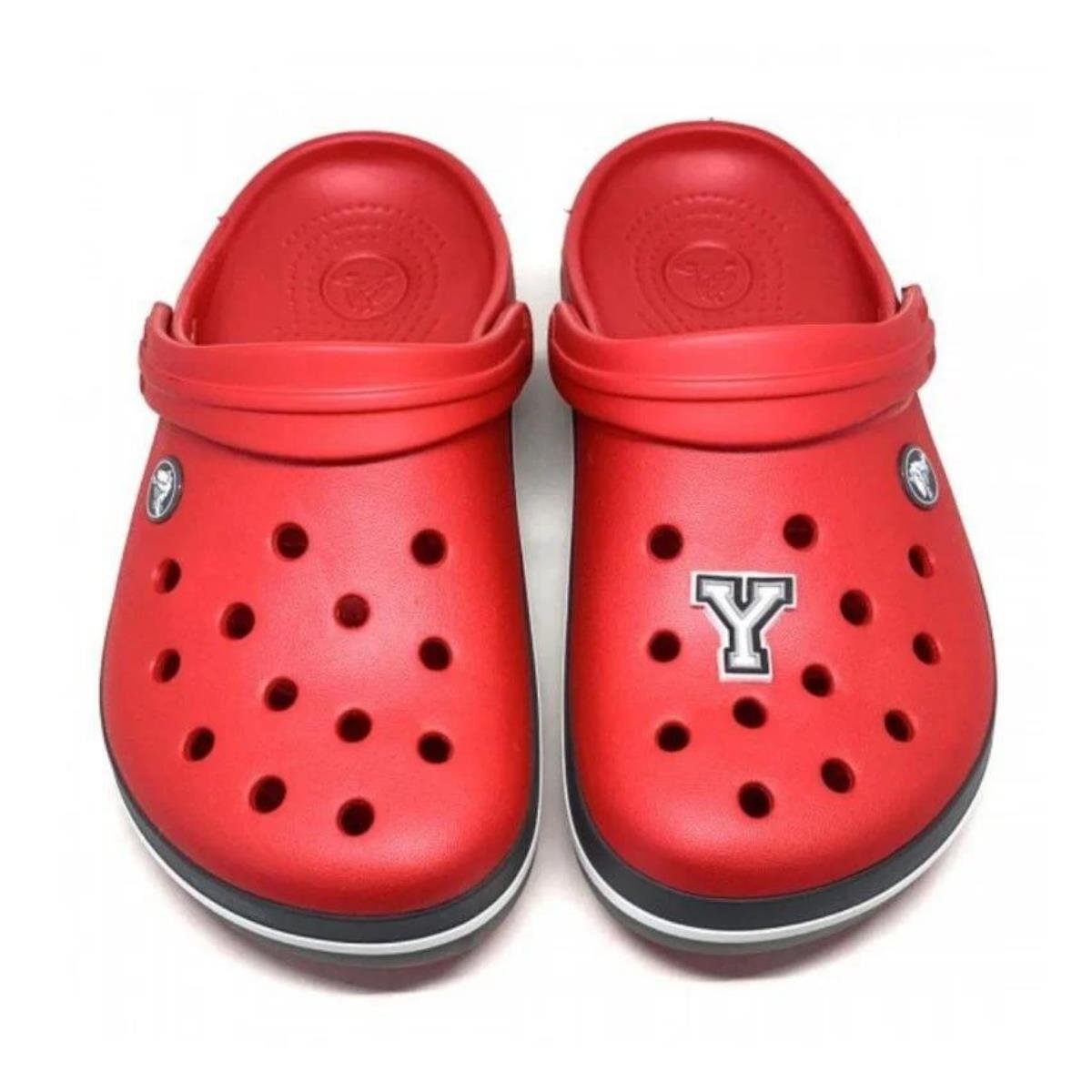 Paqpa Crocs Terlik Süsü Jibbitz Siyah Beyaz Harf Y CJ-1137Y