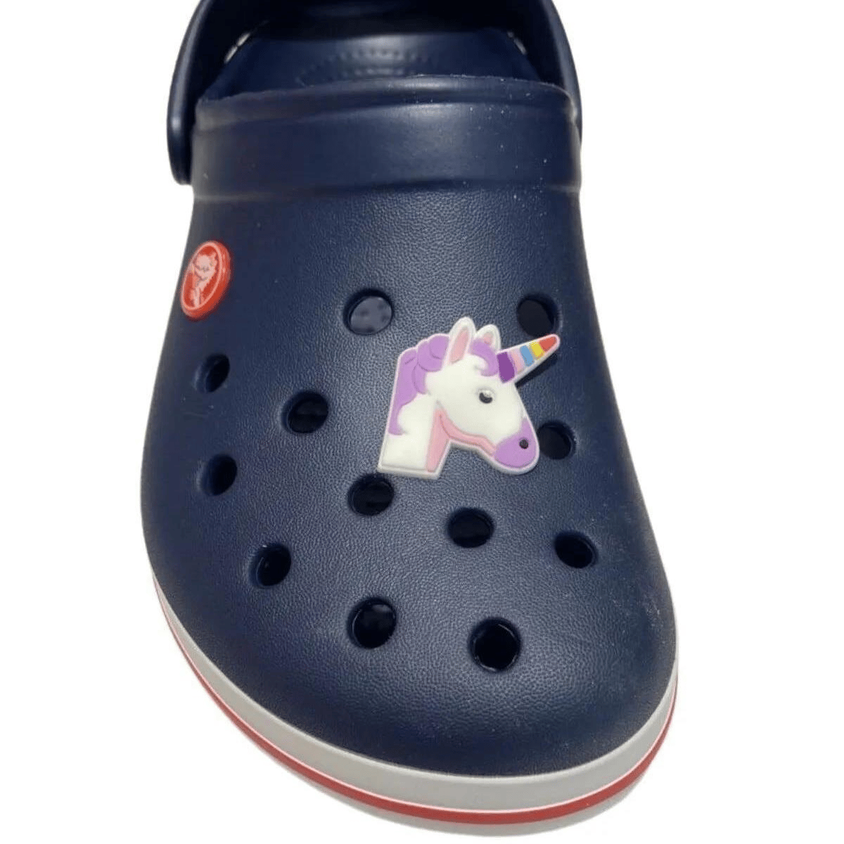 Paqpa Lila Unicorn Desenli Crocs Terlik Süsü Jibbitz CJ-1101