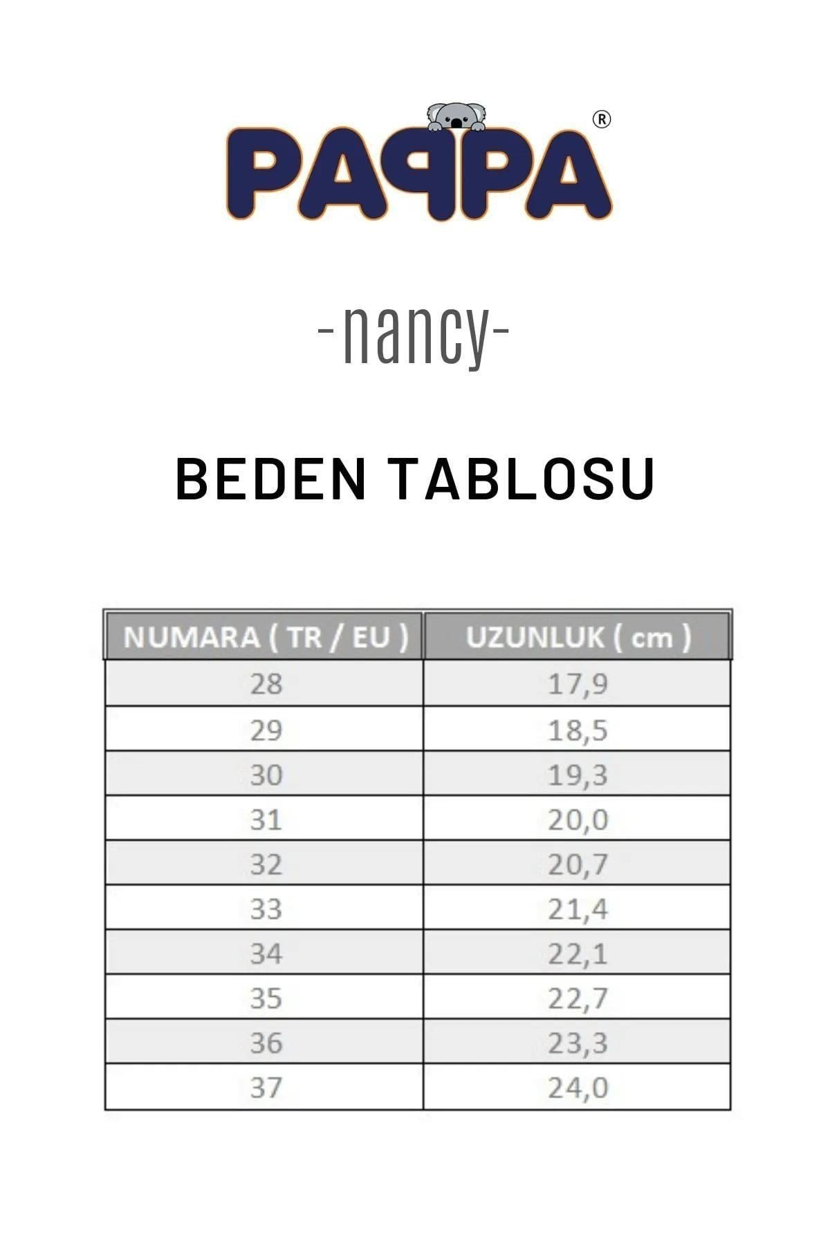 Paqpa Nancy Kız Çocuk Soft Tabanlı İnci Rugan Kalın Topuklu Ayakkabı TA2002-03