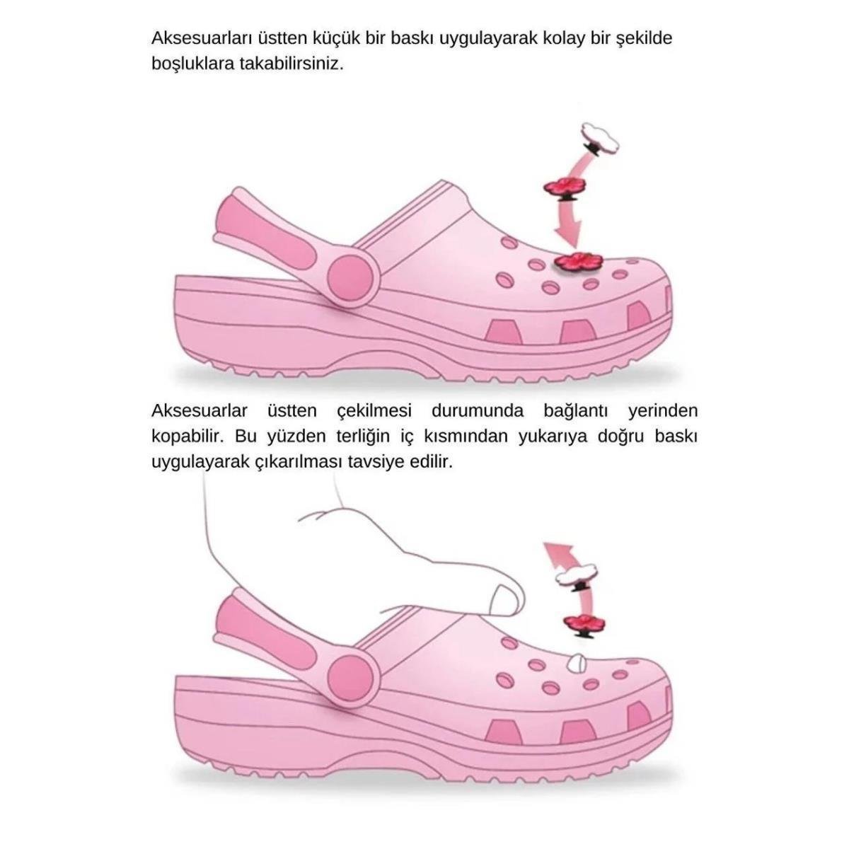 Paqpa Nemo Desenli Crocs Terlik Süsü Jibbitz CJ-1074