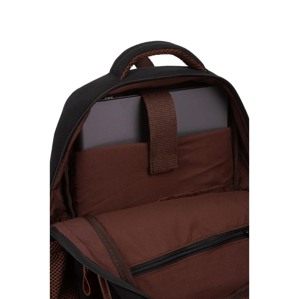 qp Maderia Unisex Siyah Laptop Bölmeli Sırt Çantası QP1003-00