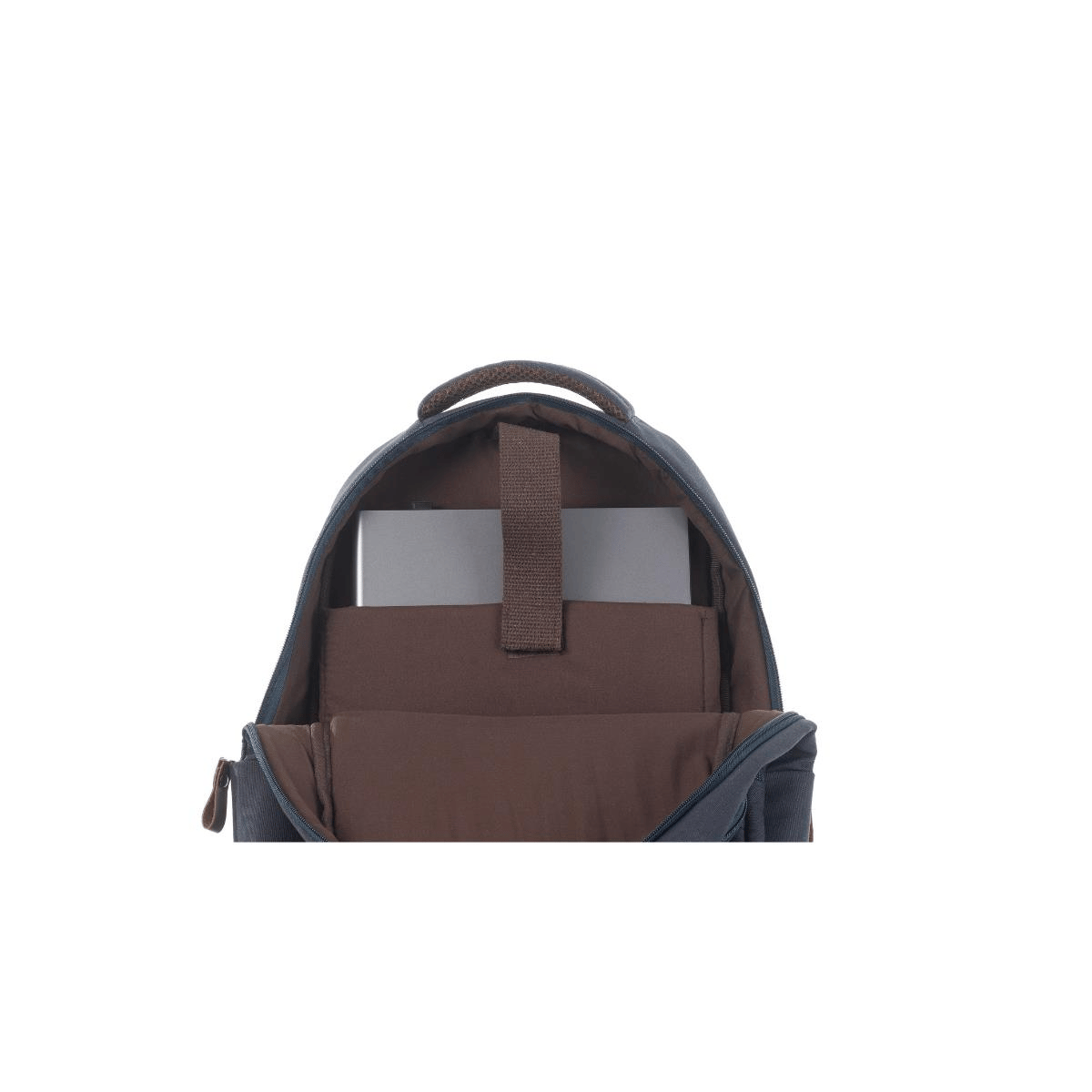 qp Madre Unisex Gabardin Kumaş Laptop Bölmeli Lacivert Sırt Çantası GBR1001-03