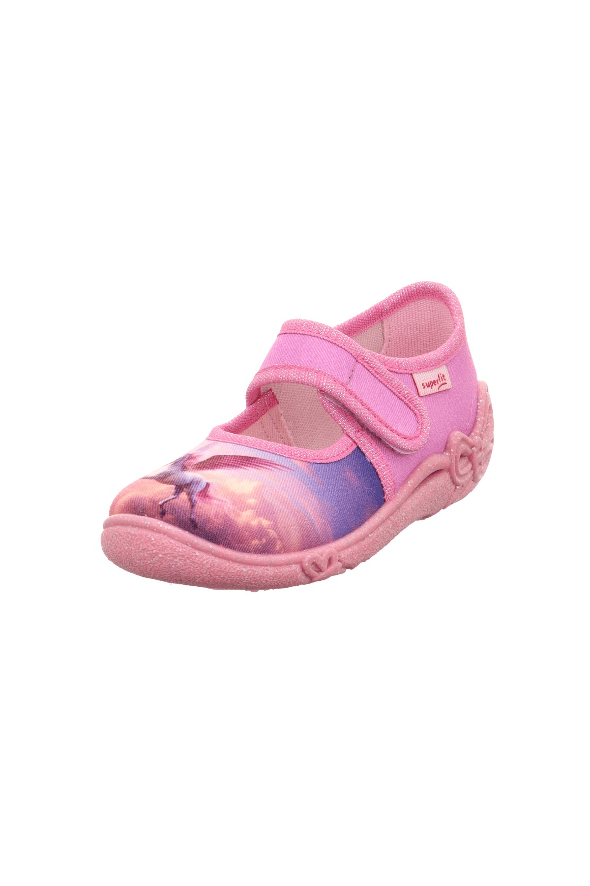 Superfit Belinda Kız Çocuk Ev Kreş Ayakkabısı - Lila Unicorn 800288-8540