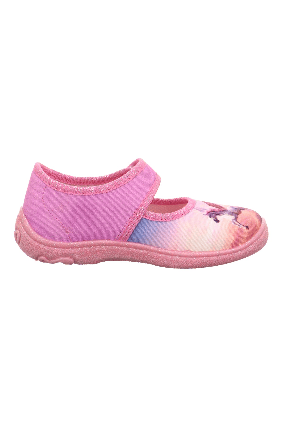 Superfit Belinda Kız Çocuk Ev Kreş Ayakkabısı - Lila Unicorn 800288-8540