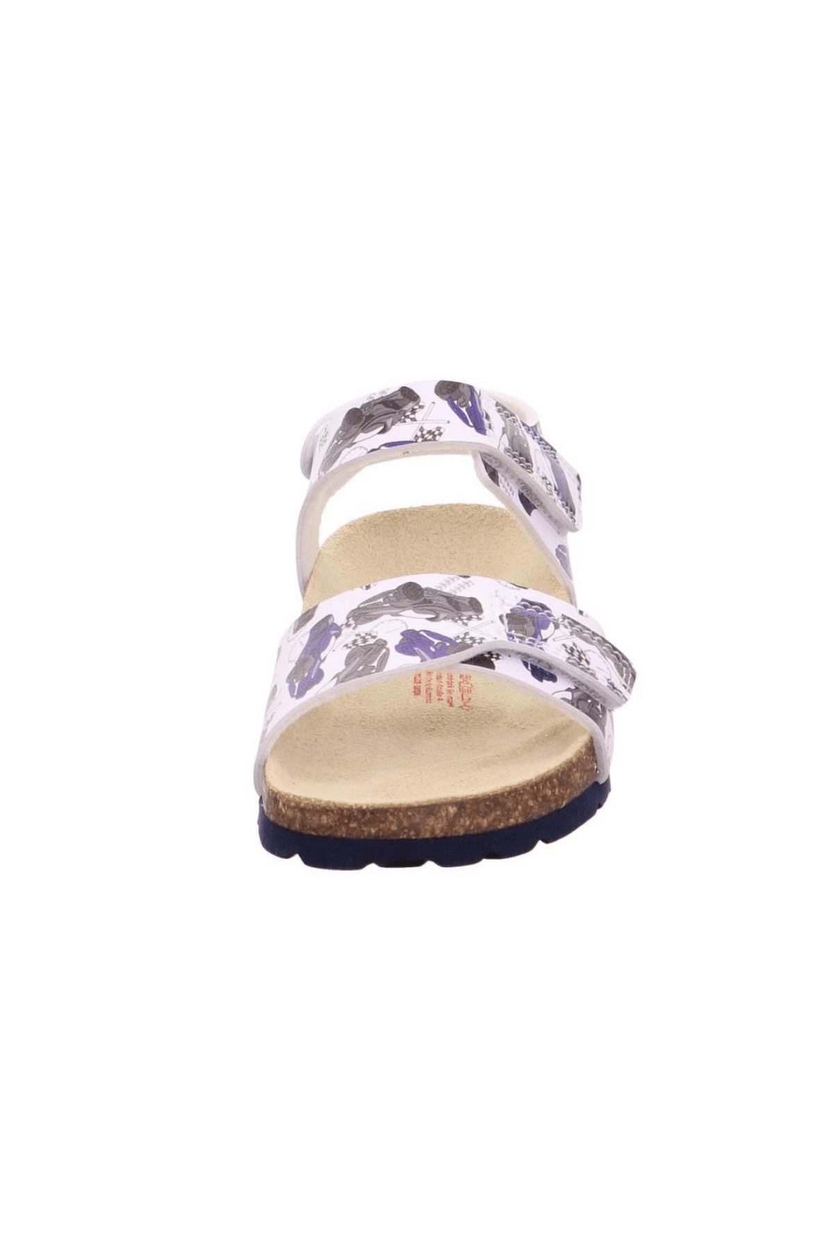 Superfit Bios Çocuk Mantar Tabanlı Beyaz - Lacivert Sandalet  000122-1000