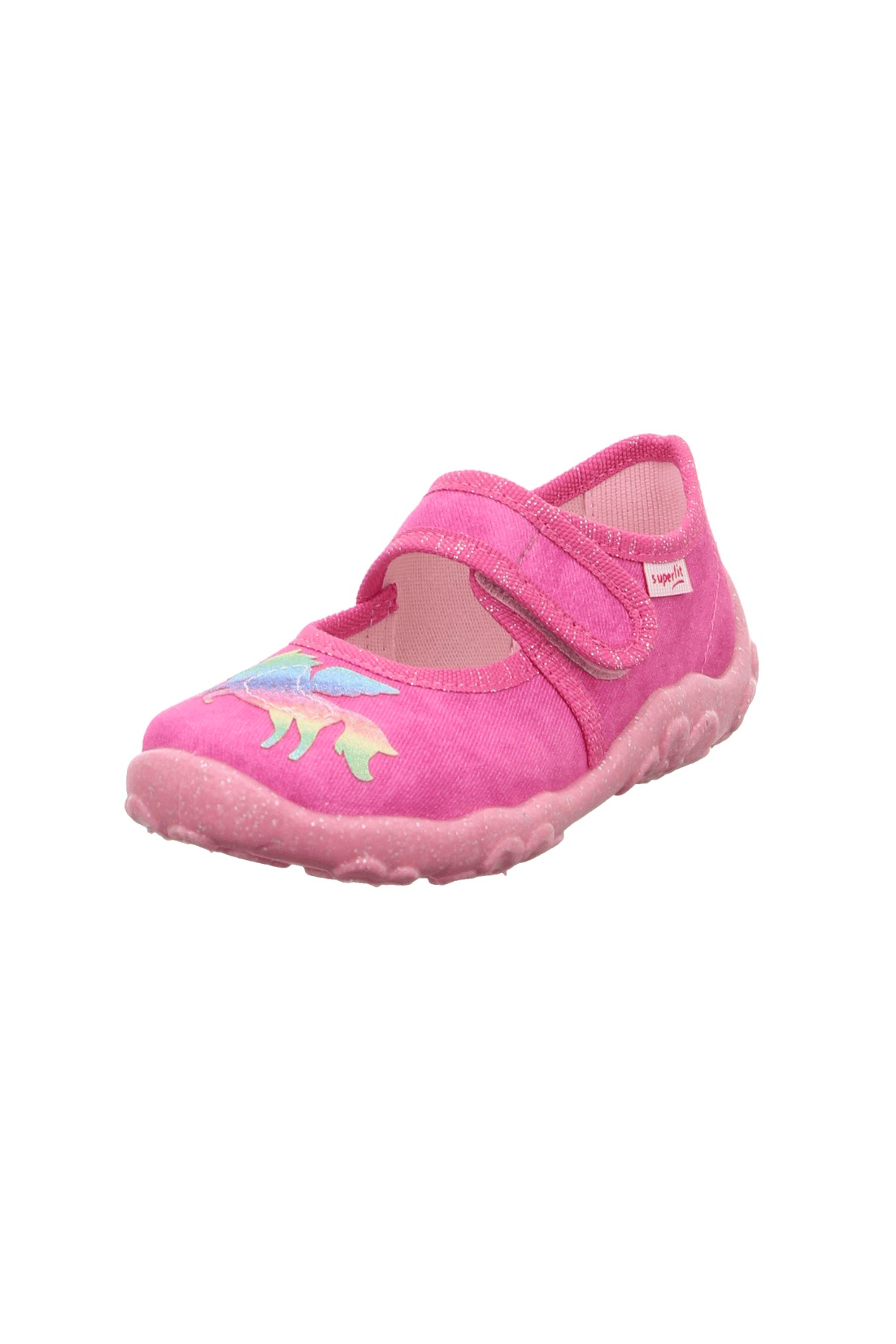 Superfit Bonny Kız Çocuk Ev Kreş Ayakkabısı - Pembe Unicorn 000281-5500