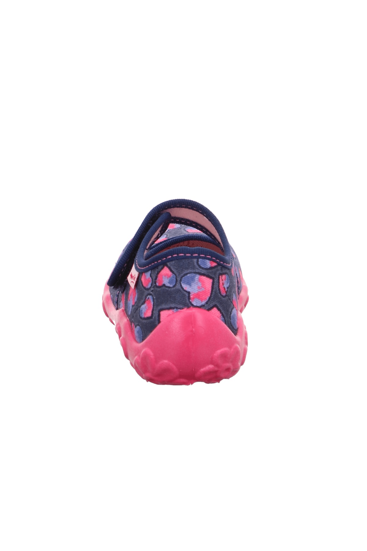 Superfit Bonny Kız Çocuk Ev Kreş Ayakkabısı - Lacivert Pembe Kalpli 800283-8800