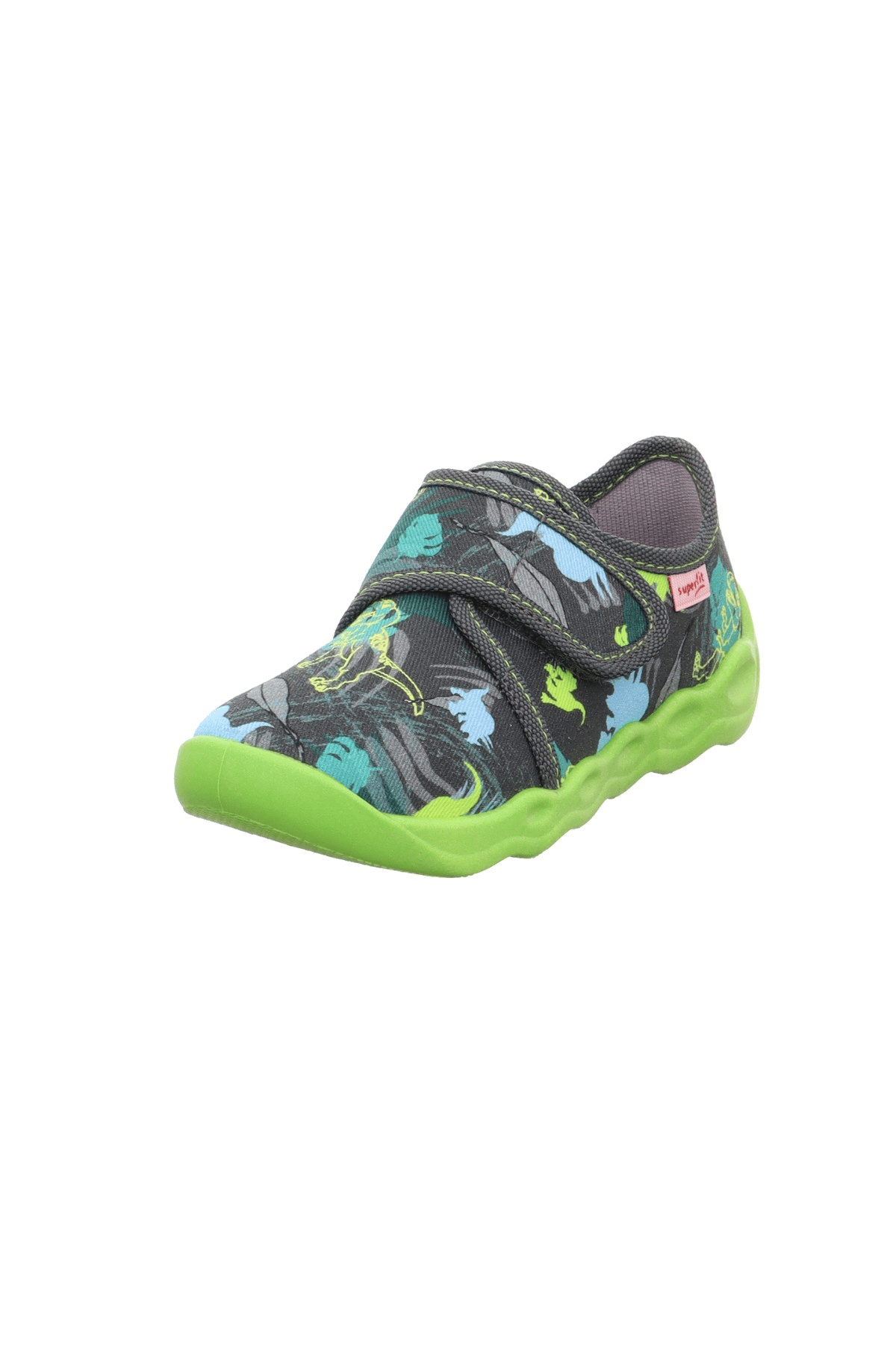 Superfit Bubble Çocuk Ev Kreş Ayakkabısı - Gri Yeşil 006273-2010