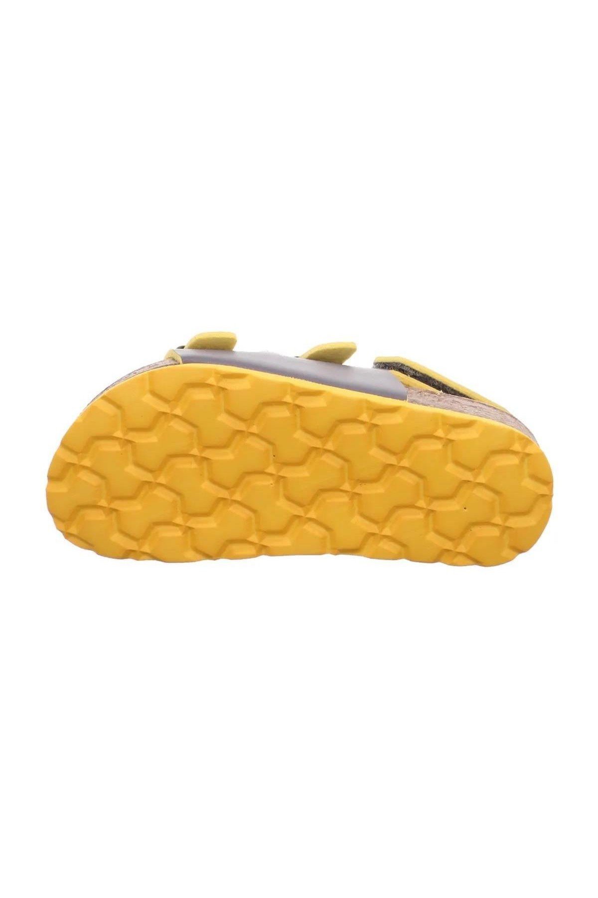 Superfit Çocuk Mantar Tabanlı Gri Turuncu Sandalet 800124-2000