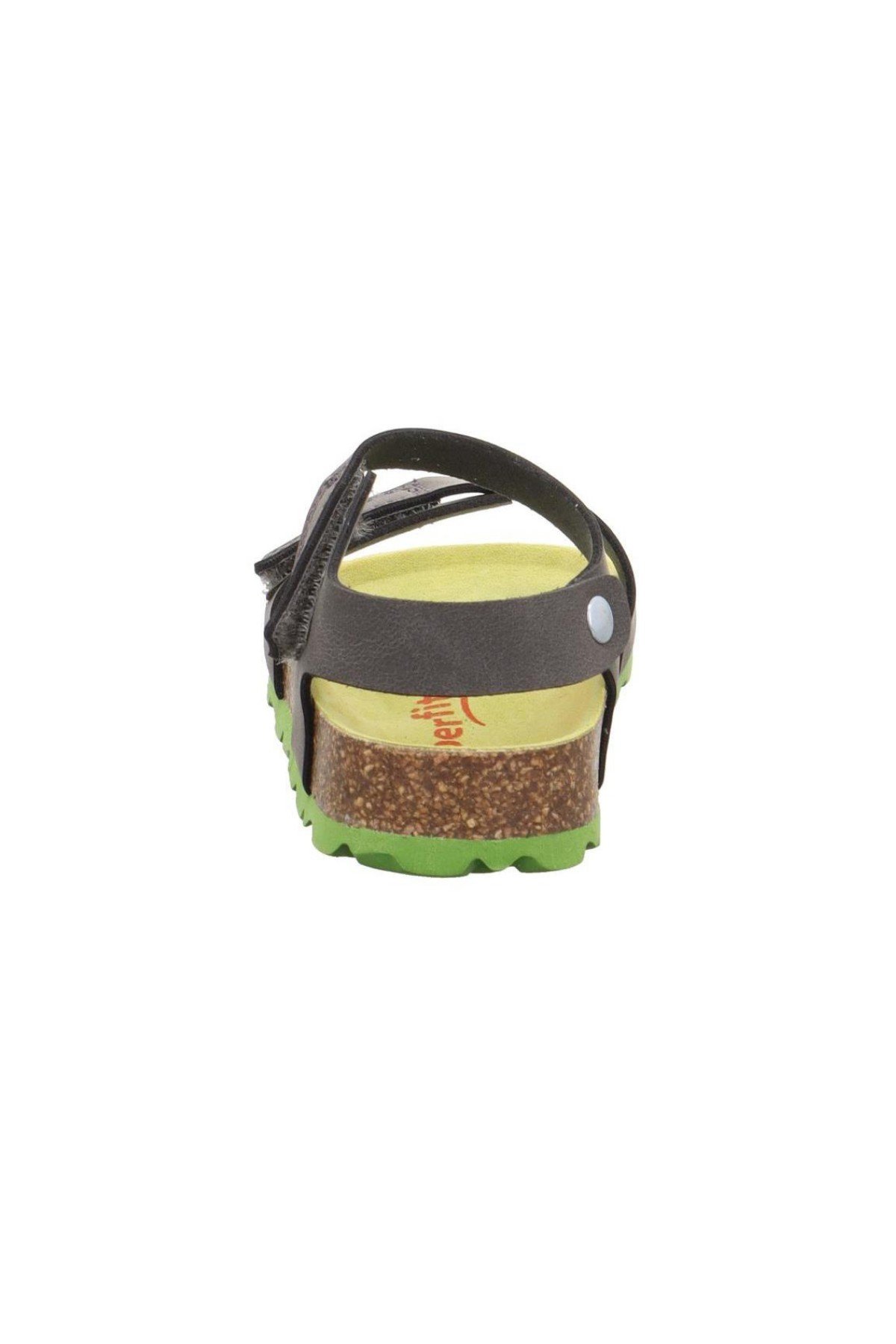 Superfit Fussbett Çocuk Gri Yeşil Mantar Tabanlı Sandalet 000122-2010