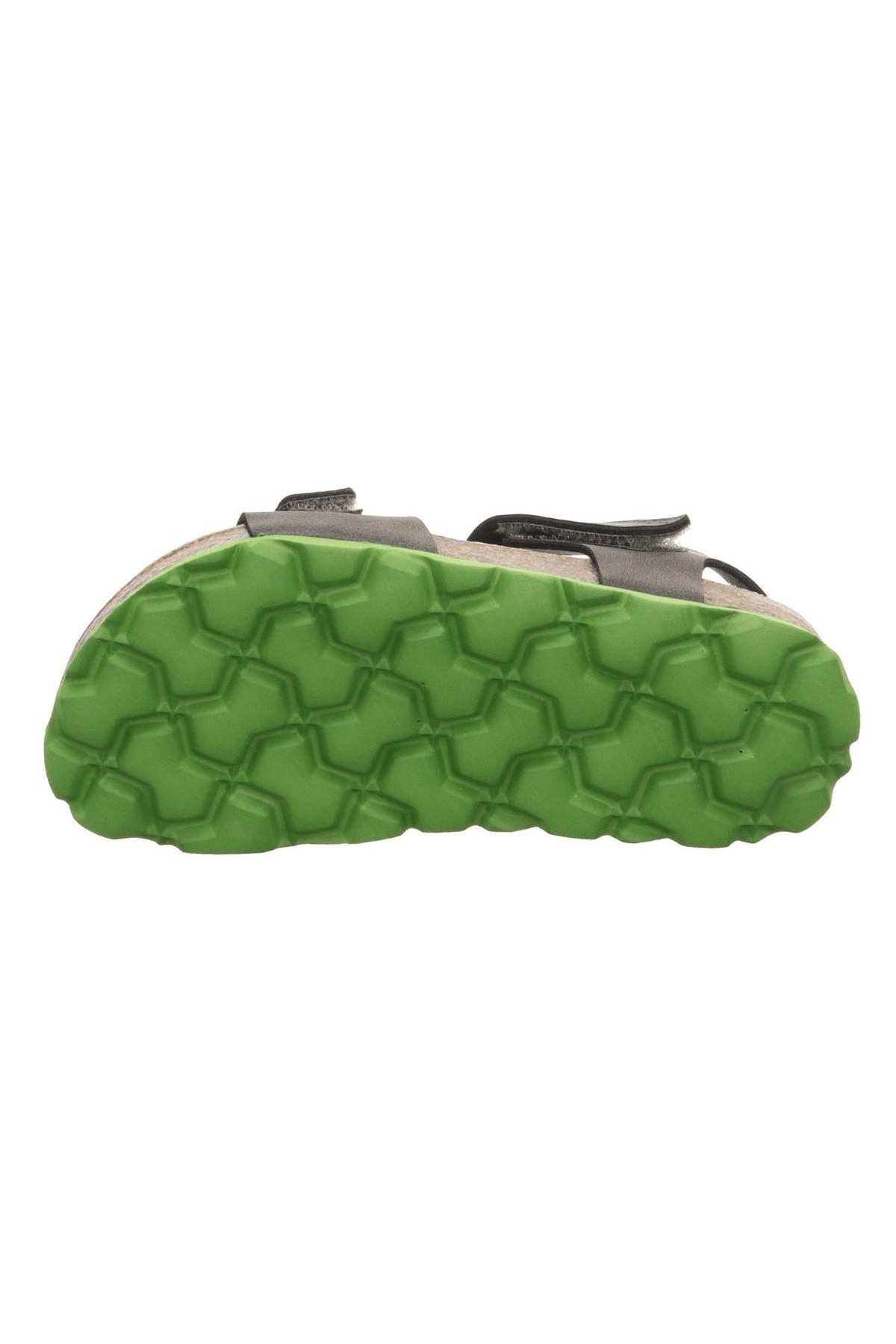 Superfit Fussbett Çocuk Gri Yeşil Mantar Tabanlı Sandalet 000122-2010