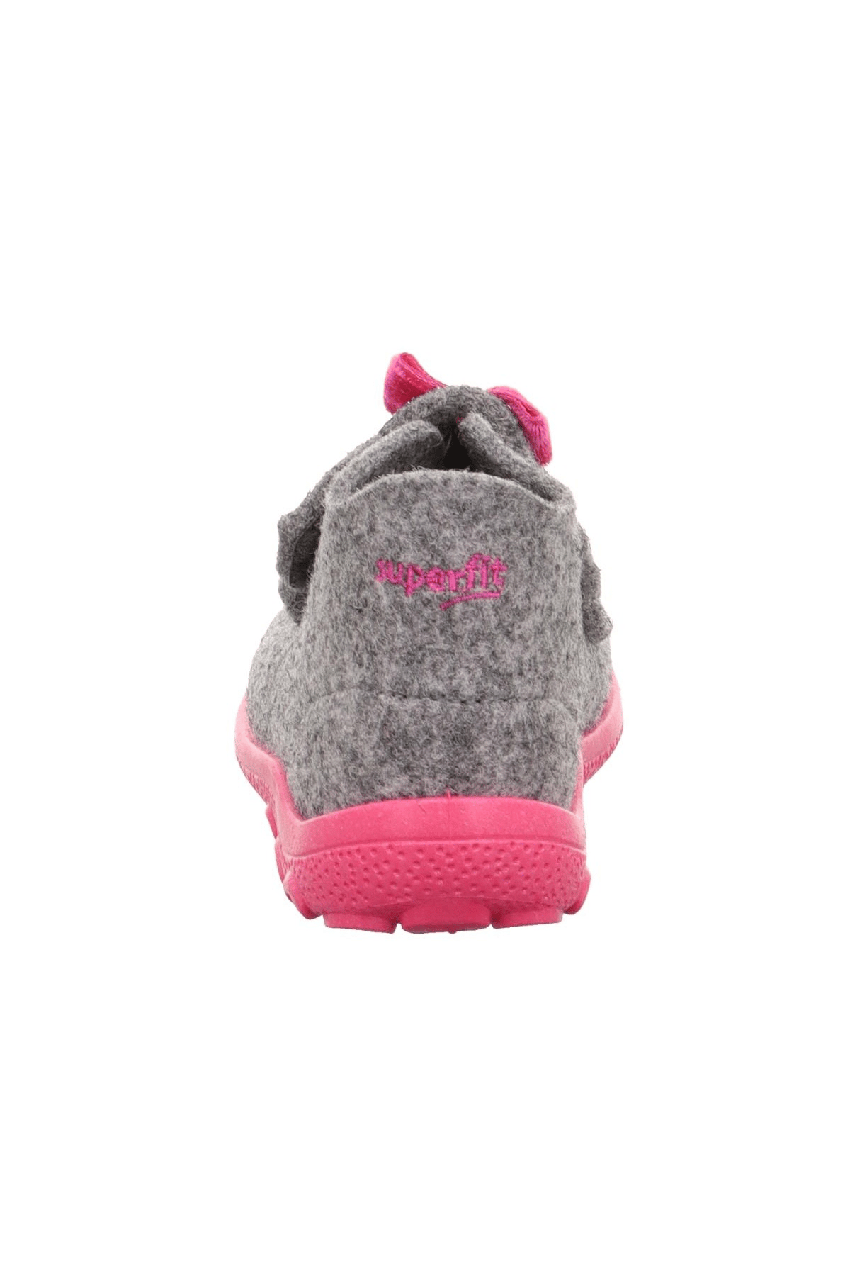 Superfit Happy Octi Kız Çocuk Gri Pembe Keçe Panduf Kedi 006295-2500
