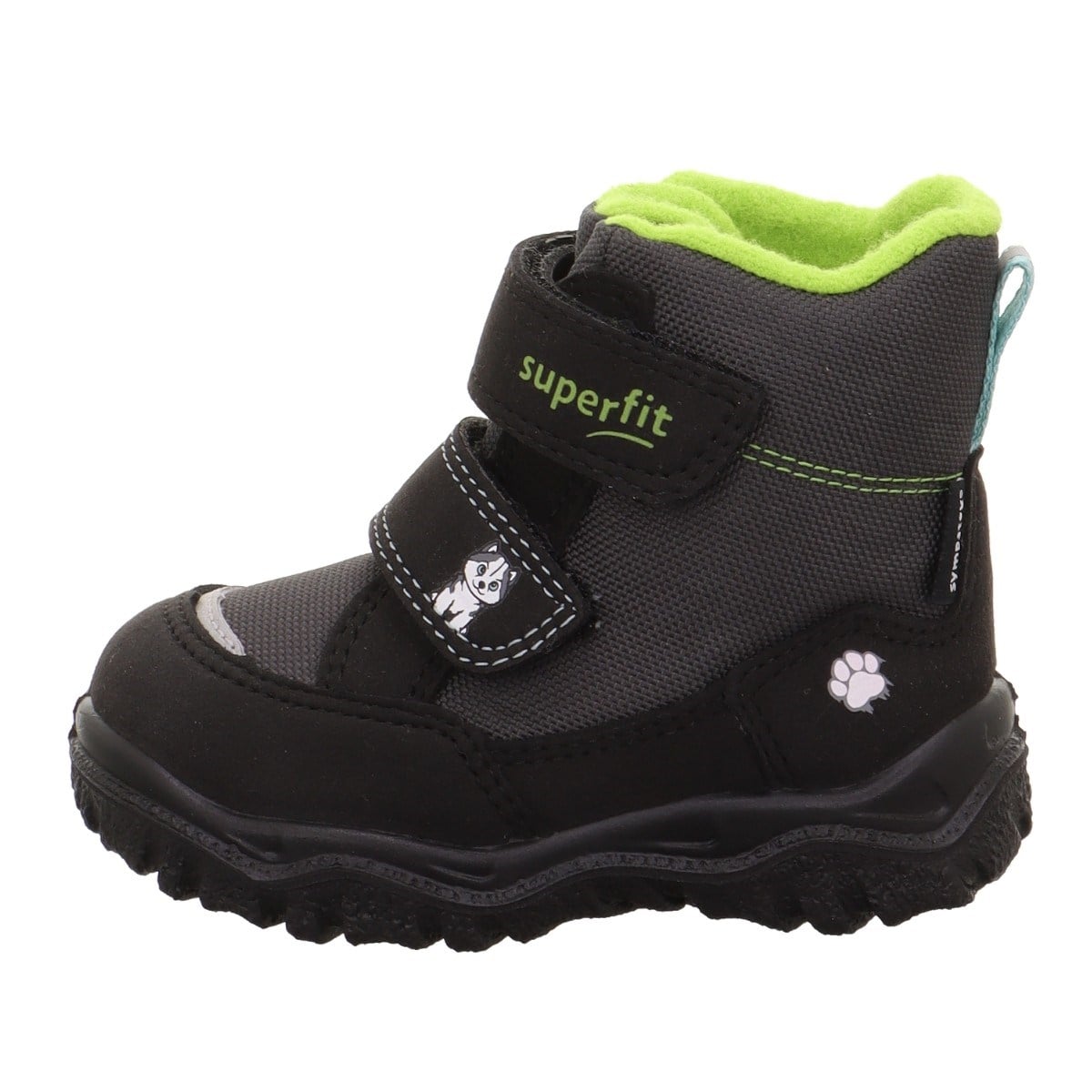 Superfit Husky Çocuk Su Geçirmez Sympa-Tex Bot - Siyah Yeşil 006047-0020