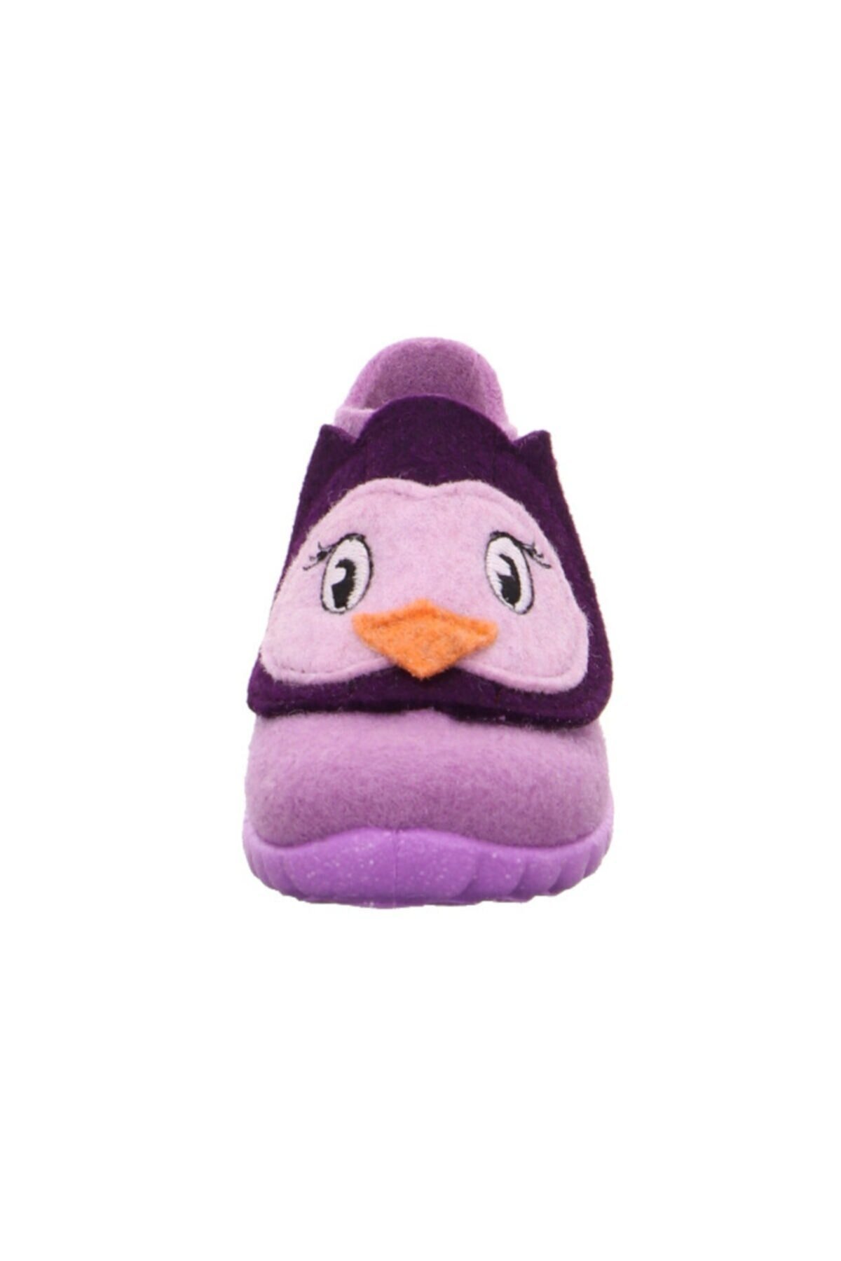 Superfit Kız Bebek Keçe Panduf Lila Baykuş 00295-90
