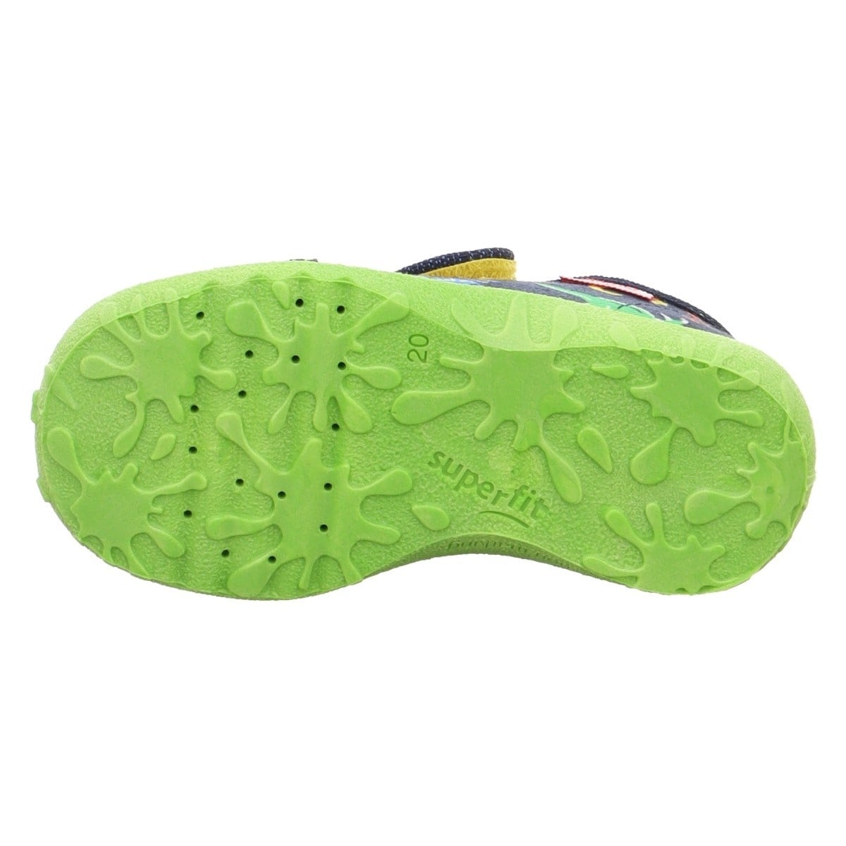 Superfit Spotty Çocuk Panduf Dinozor Desenli - Lacivert 009246-8210