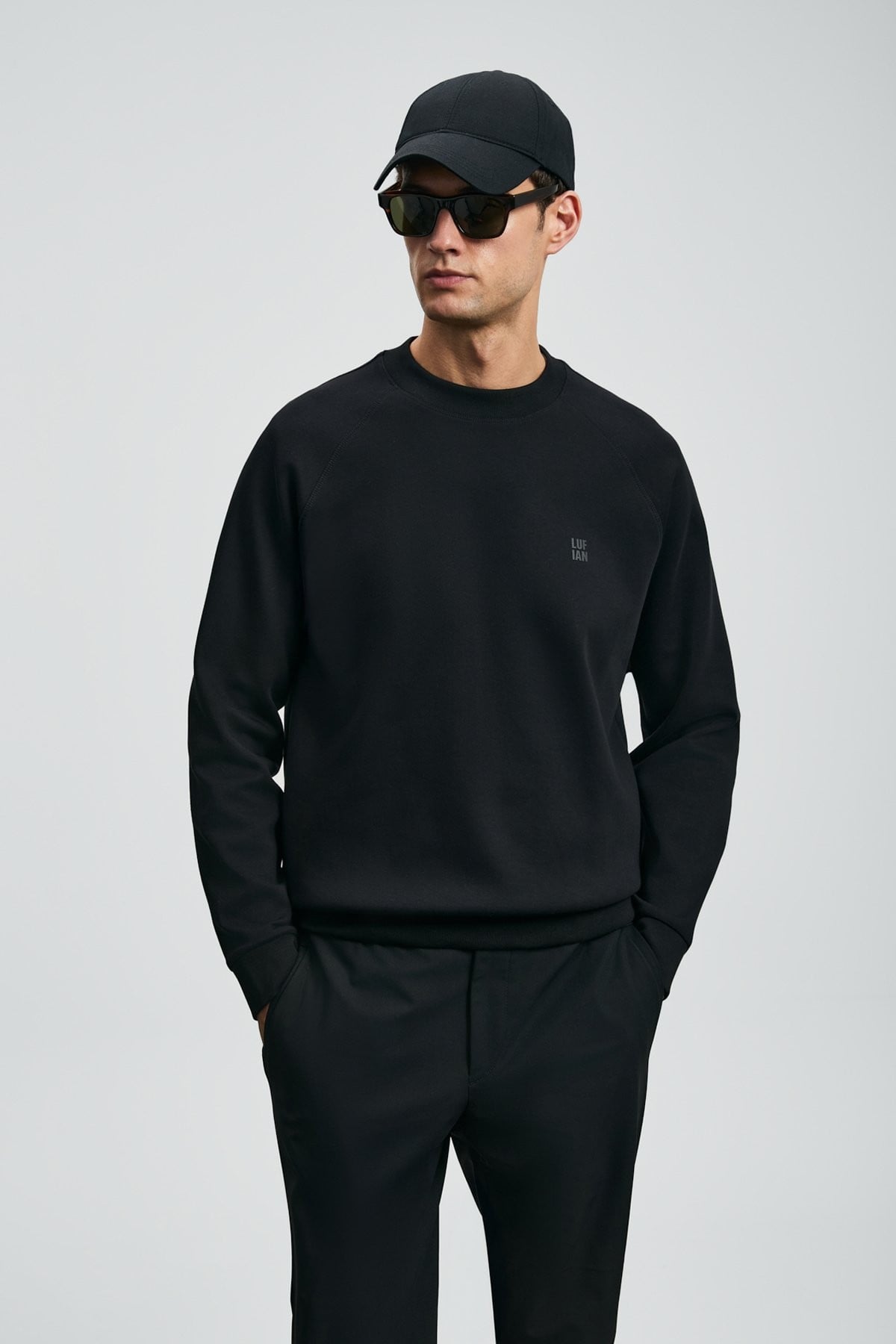 LUFİAN GRANT SİYAH SWEATSHIRT