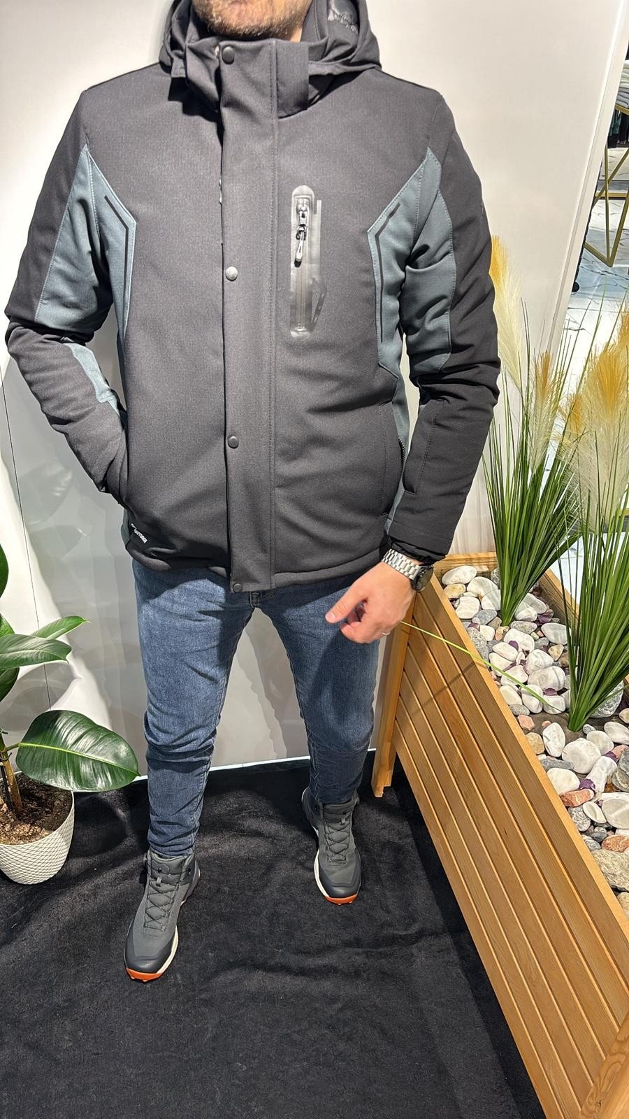 SİYAH-PETROL OUTDOOR MONT