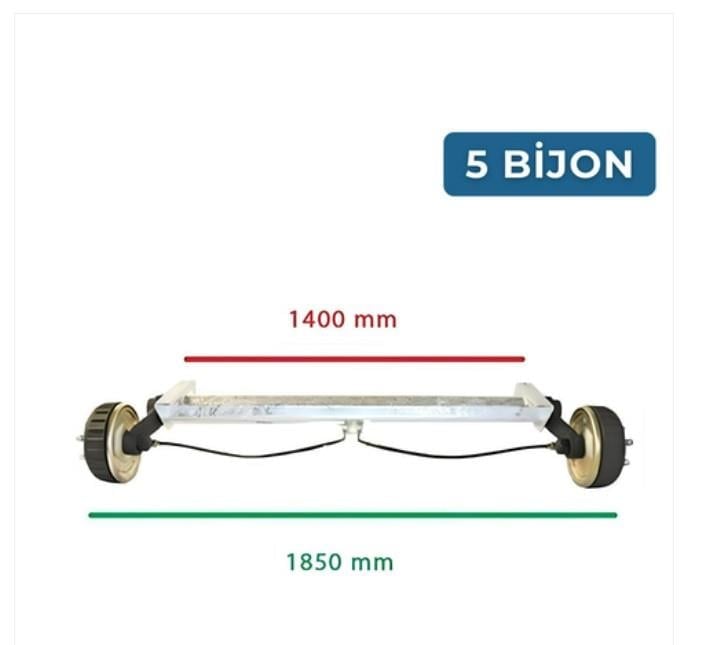 KNOTT 1350 KG 1400 MM FRENLİ DİNGİL 5 BİJON