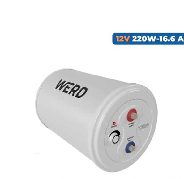 WERD 12V KARAVAN &TEKNE SU ISITICI E BOİLER-10 LİTRE