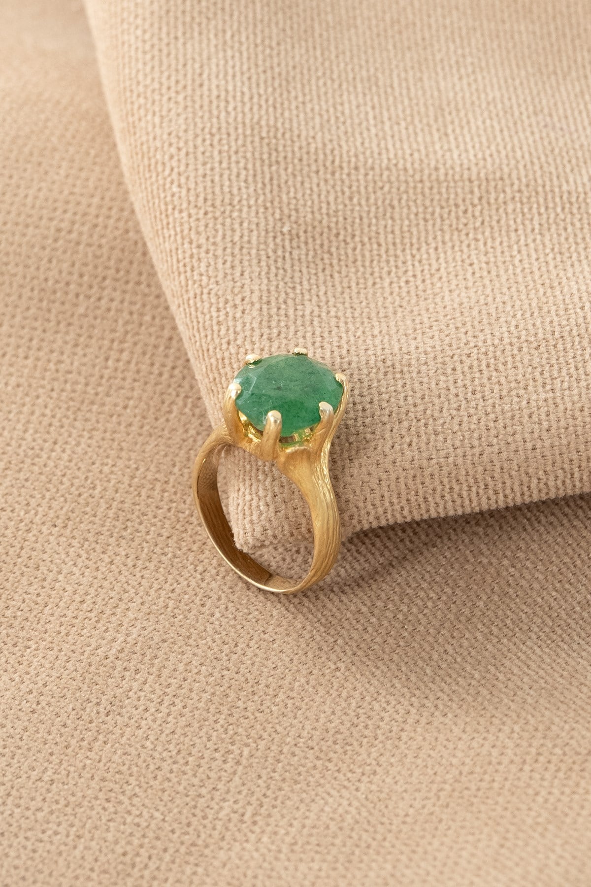 Avventurina con Pietra Argento Anello