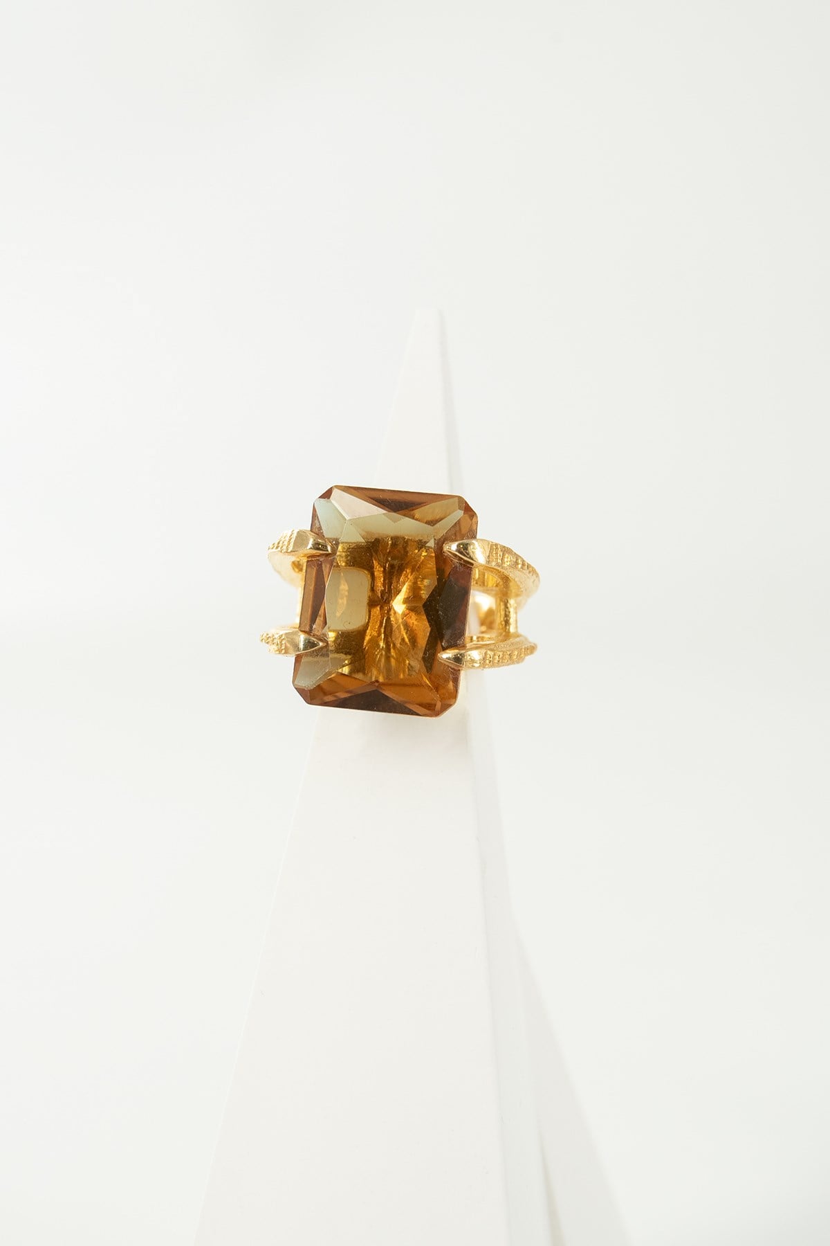 Diasporo con Pietra Argento Anello