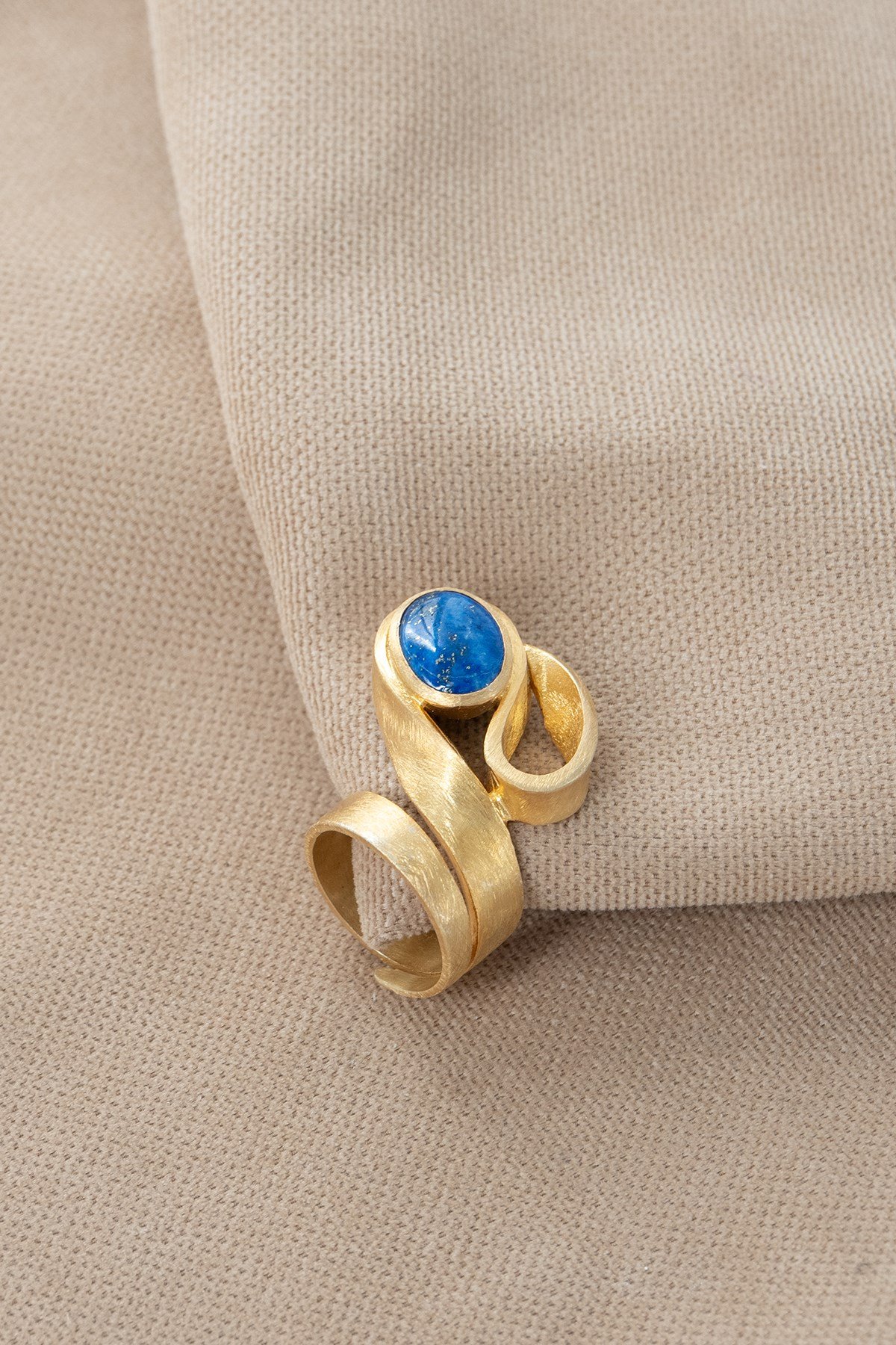 Lapislazzuli con Pietra Argento Anello