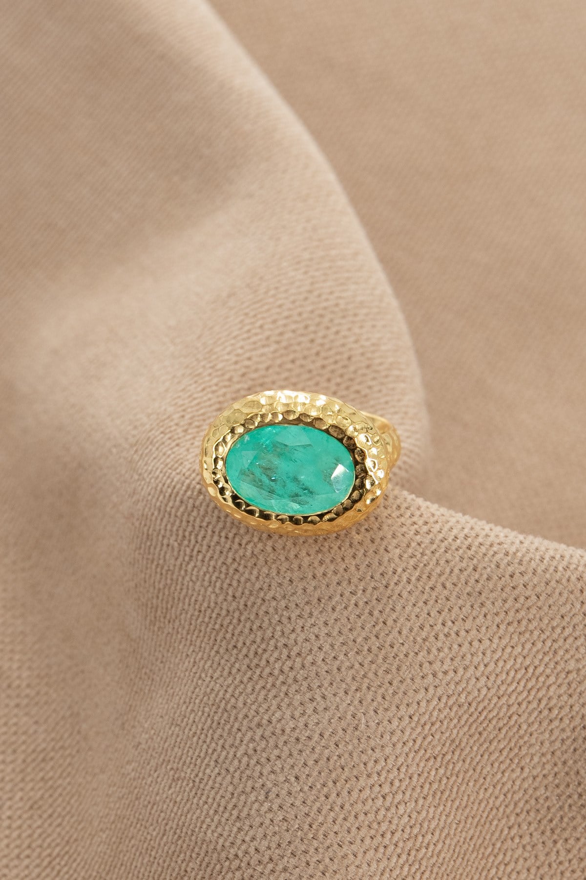 Tormalina Paraiba con Pietra Design Anello