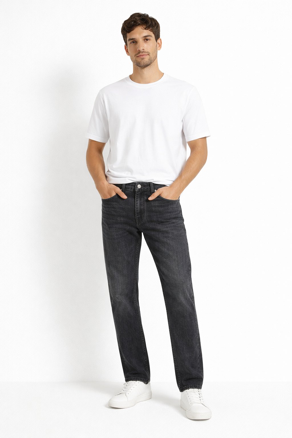 Jeans Erkek Regular Fit Esnek Kumaş Günlük Denim Pantolon