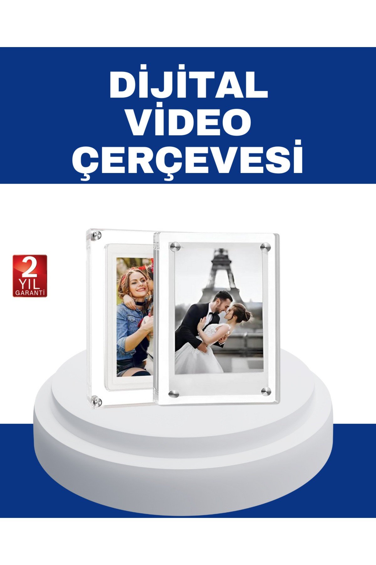1024x600 Çözünürlüklü 7 İnç Dijital Görüntü Çerçevesi – Canlı ve Net Ekran