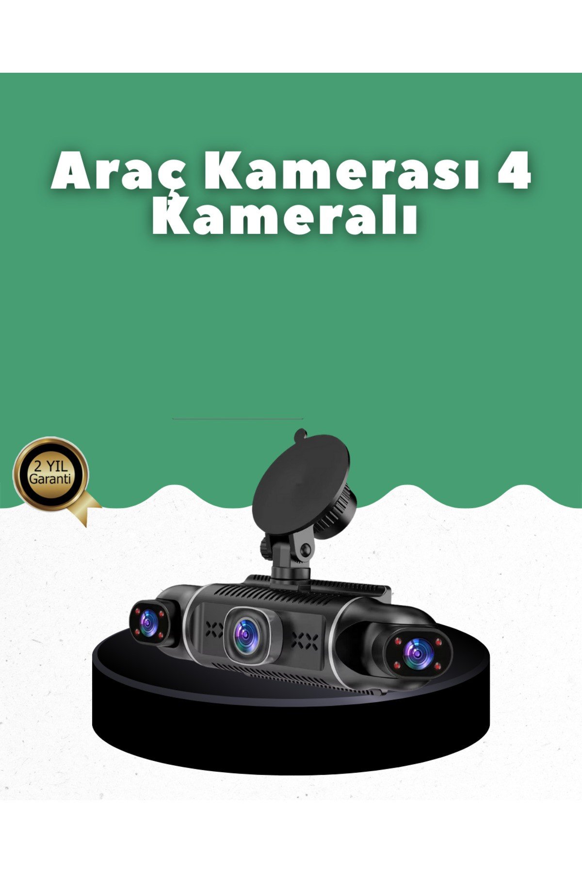 1080P 4 Kanallı Araç Kamerası Gps + Wifi + G Sensör Destekli